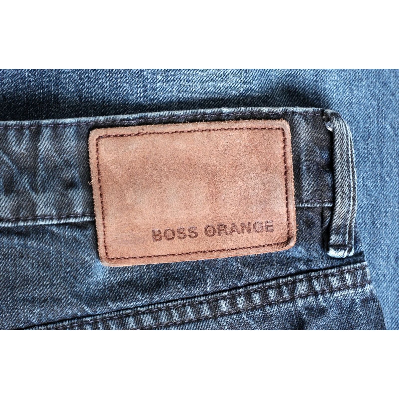 Hugo Boss HUGO BOSS Jeans Mens 34/32 Blue ORANGE Slim Fit Men Size W34 L32 DZ6378 Size US 34 / EU 50 - 3 Thumbnail