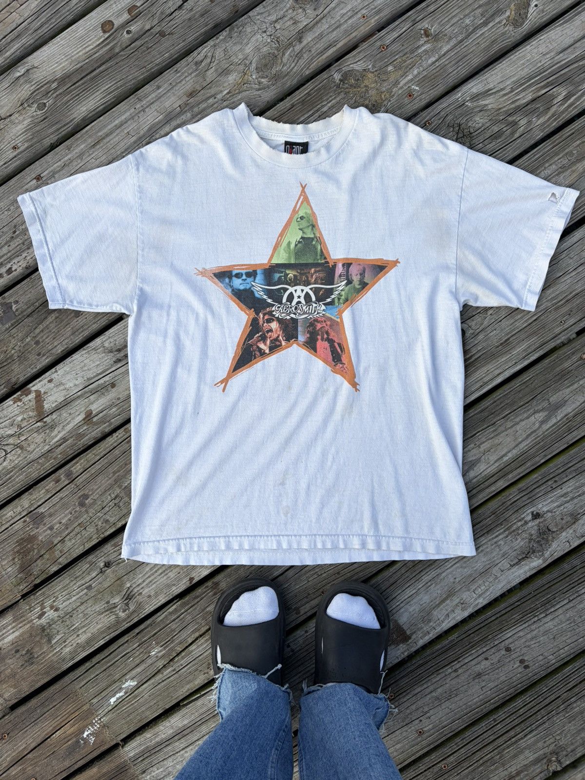 Giant 2002 Aerosmith “O’yeah Ultimate Hits” Tour Shirt Size US XL / EU 56 / 4 - 1 Thumbnail