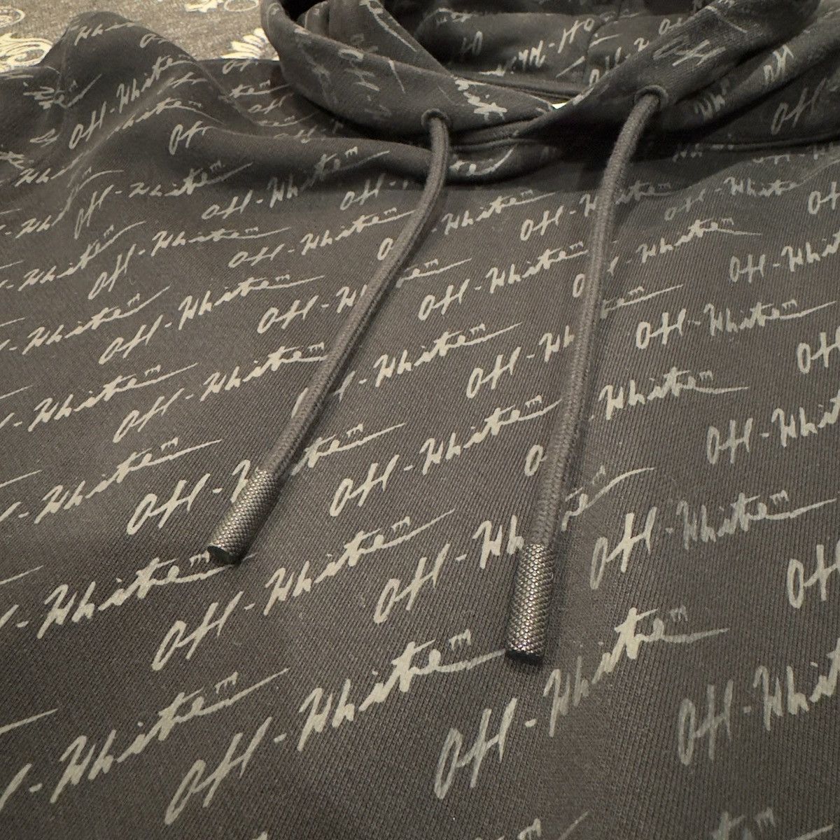 Off-White Off-White Logo-Print Hoodie Size US M / EU 48-50 / 2 - 7 Thumbnail