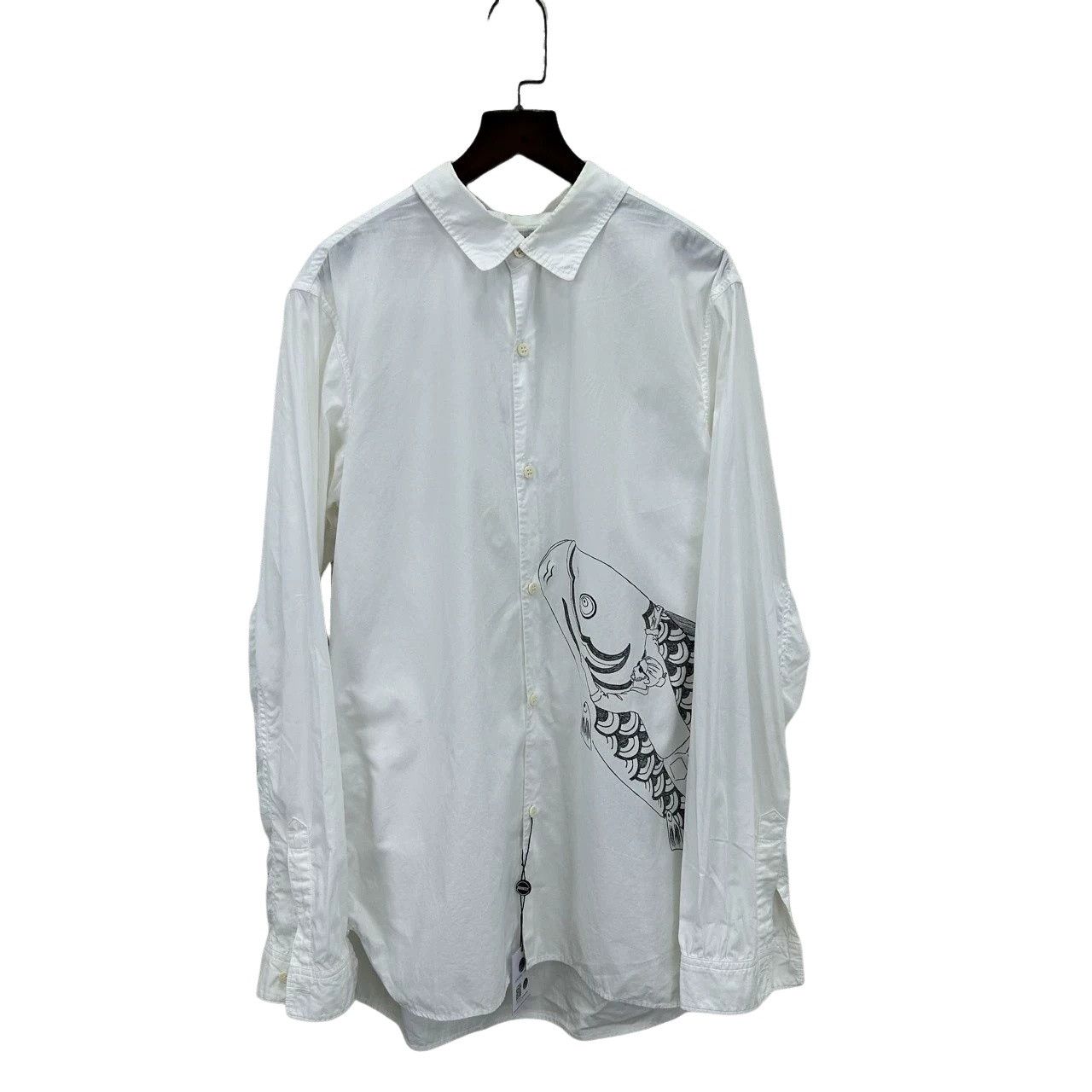 Visvim visvim Hand Painted Carp Shirt Size 3 Size US L / EU 52-54 / 3 - 1 Thumbnail