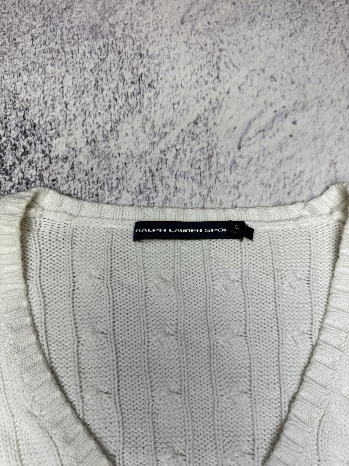 Polo Ralph Lauren Vintage Polo Ralph Lauren Sweater Cable Knit white Women's Size XL / US 12-14 / IT 48-50 - 5 Thumbnail