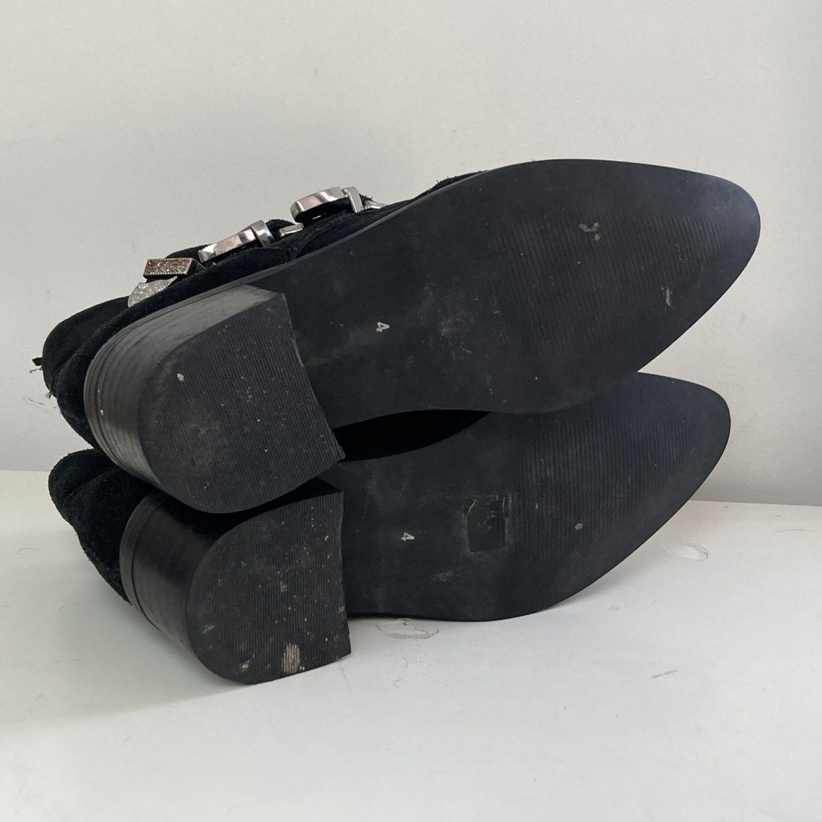 Vintage Avant garde suede leathers boots Size US 6.5 / IT 36.5 - 5 Thumbnail