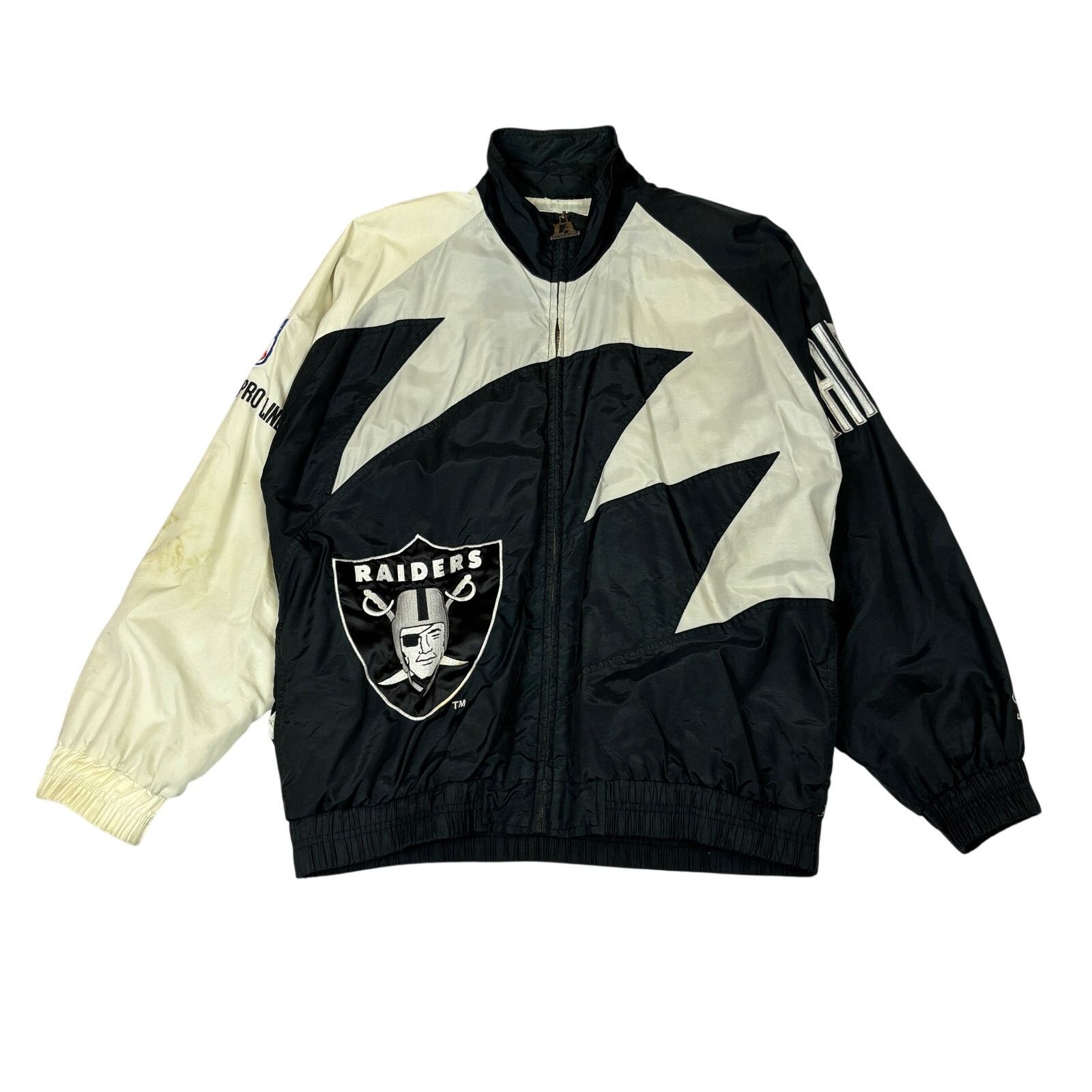 Logo Athletic VTG 90s Raiders LOGO ATHLETIC Pro Line Jacket Sharktooth M Size US M / EU 48-50 / 2 - 1 Thumbnail