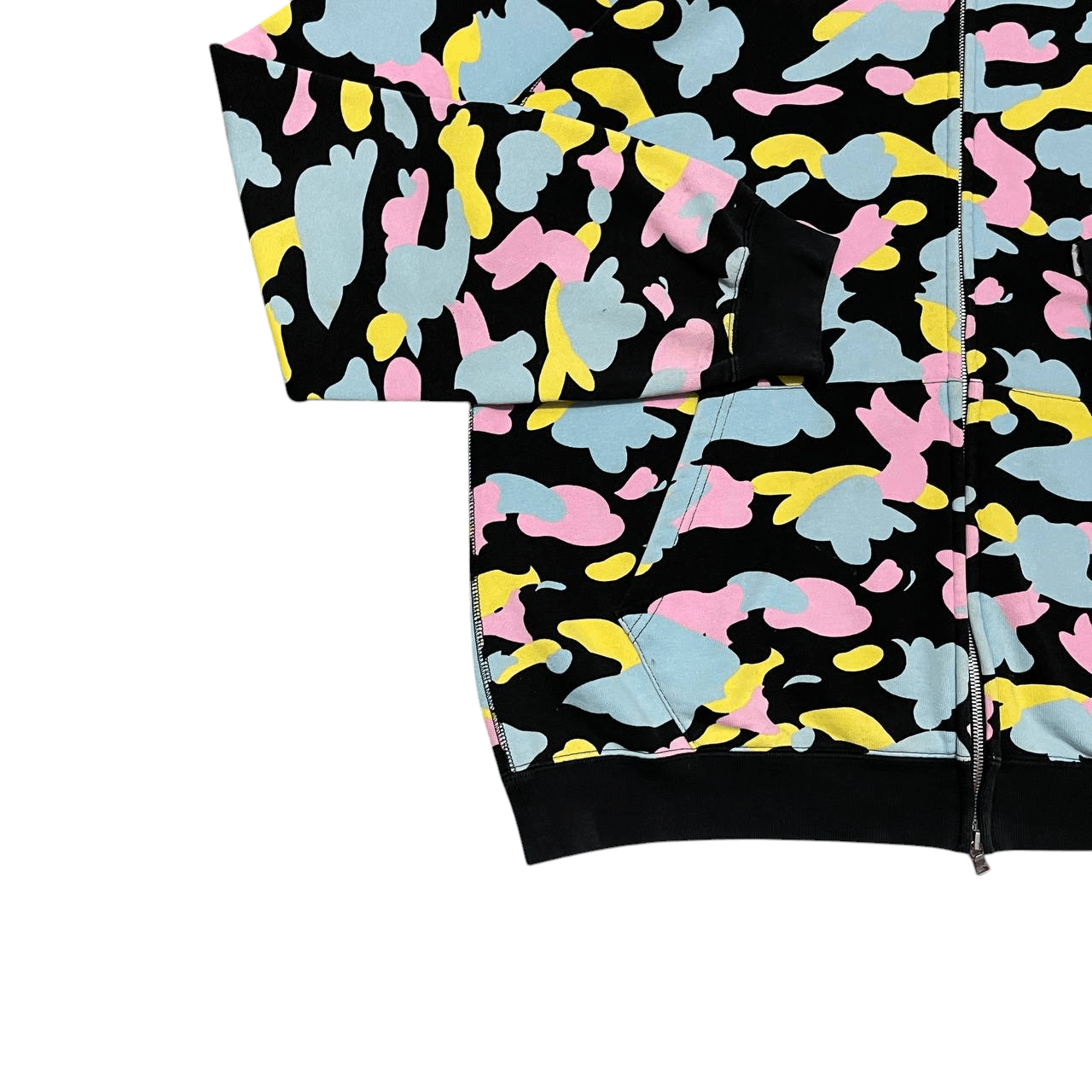 Bape OG 2005 Bape Cotton Candy Full Zip Hoodie Size US L / EU 52-54 / 3 - 3 Thumbnail