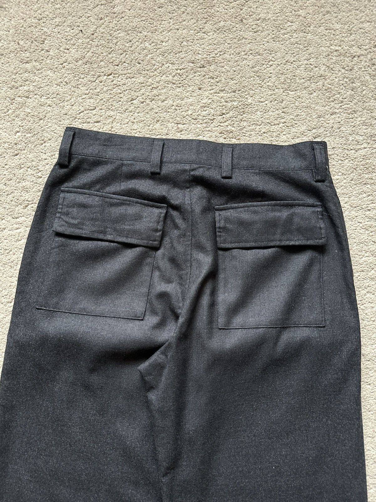 Kenzo 1990s Kenzo Homme Baggy Wool Pant Size US 30 / EU 46 - 7 Thumbnail