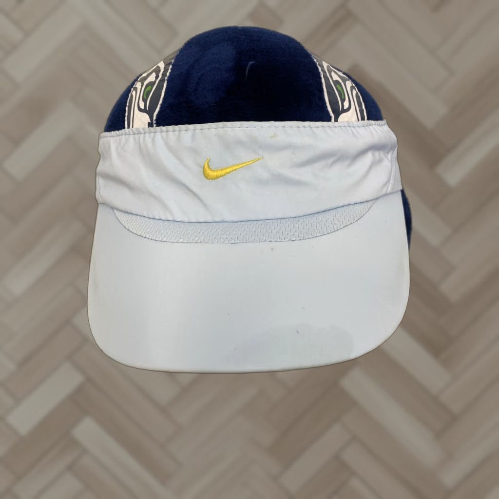 Nike Vintage Nike Visor Hat Light Blue Adjustable Swoosh /513 Size ONE SIZE - 1 Thumbnail