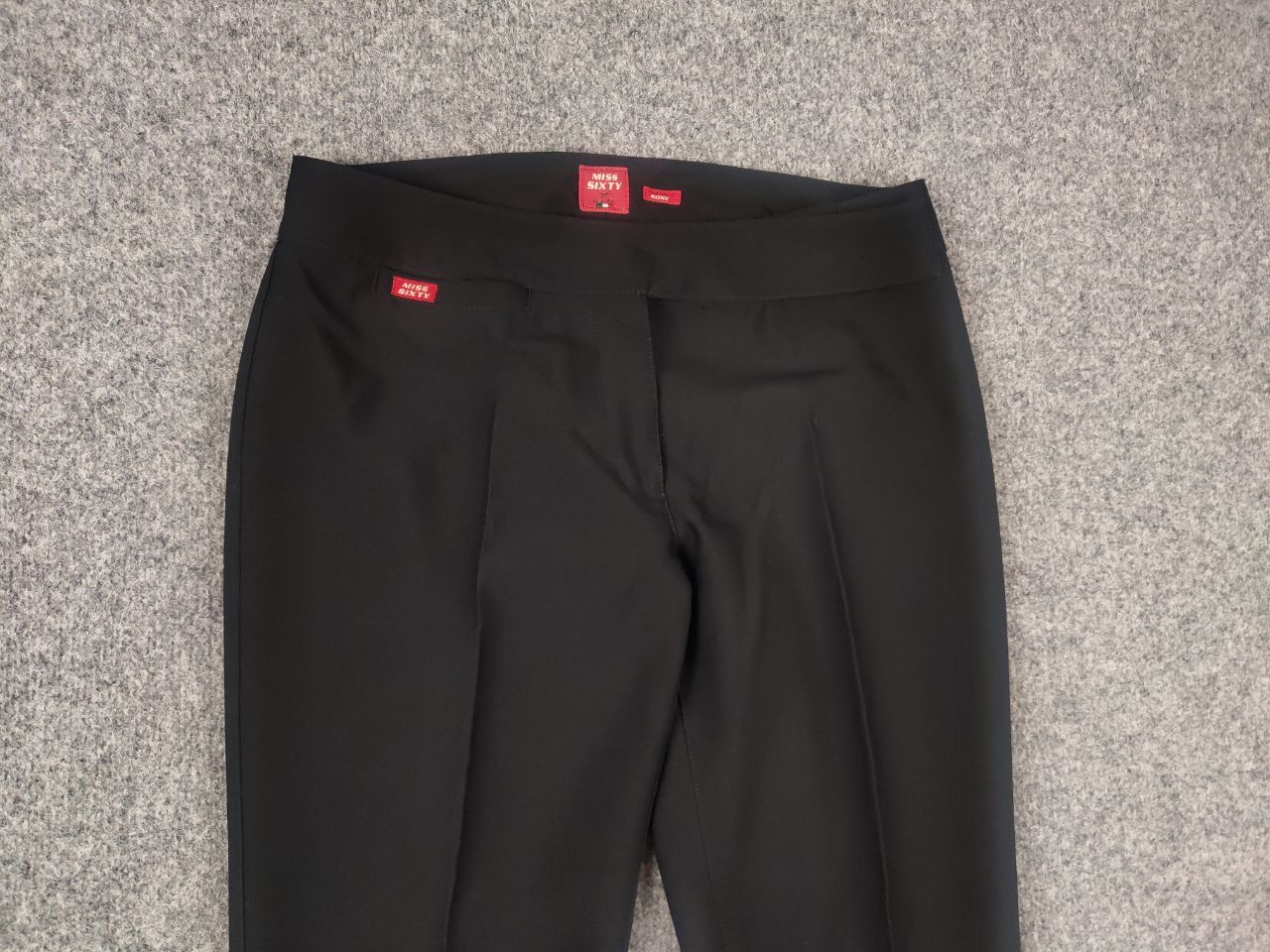 Miss Sixty Vintage Miss Sixty y2k Bootcut Black Flared Pants hysteric Size 33" - 8 Thumbnail