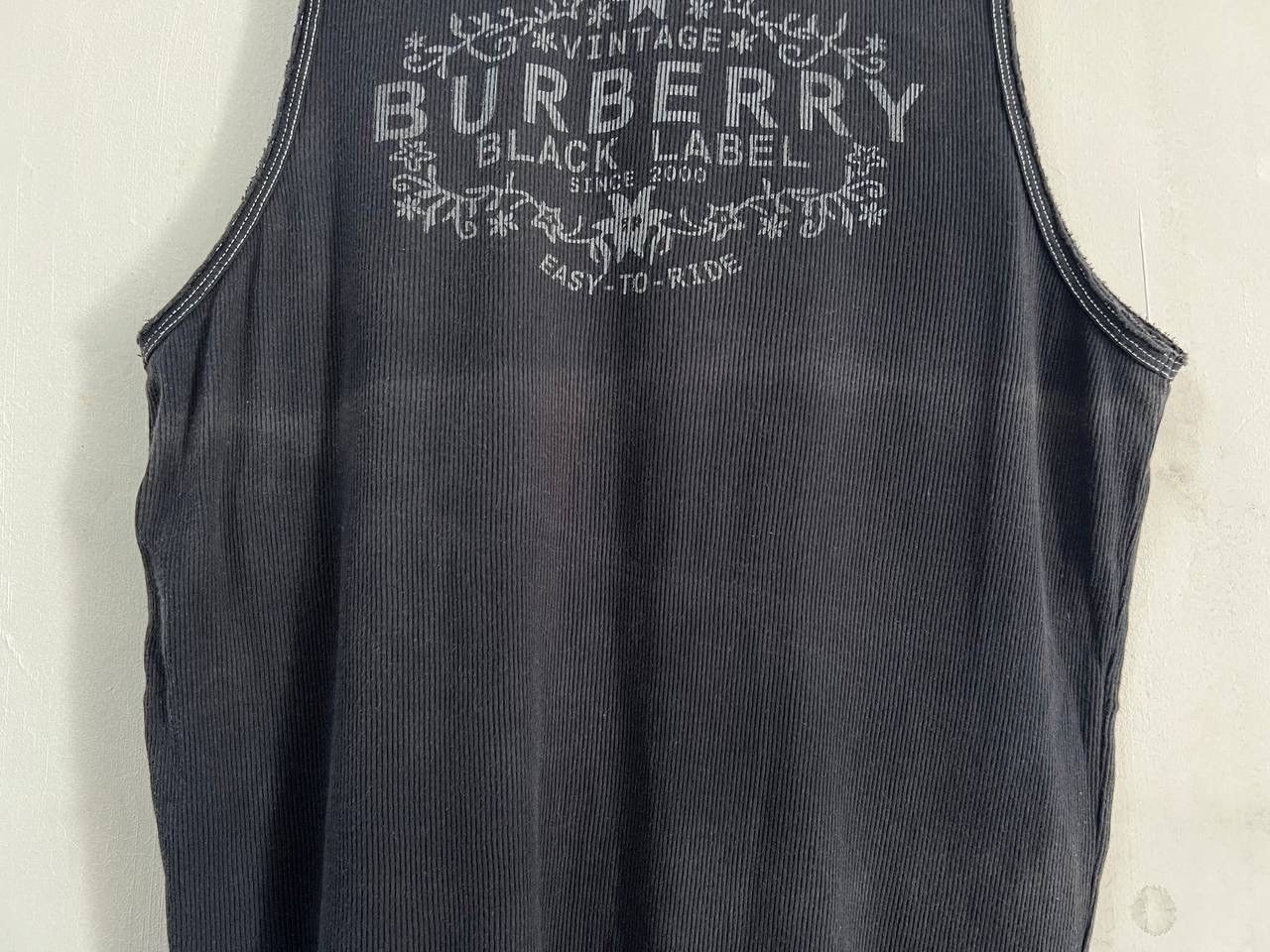 Burberry Burberry Black Label Distressed Tank Top Size US M / EU 48-50 / 2 - 7 Thumbnail