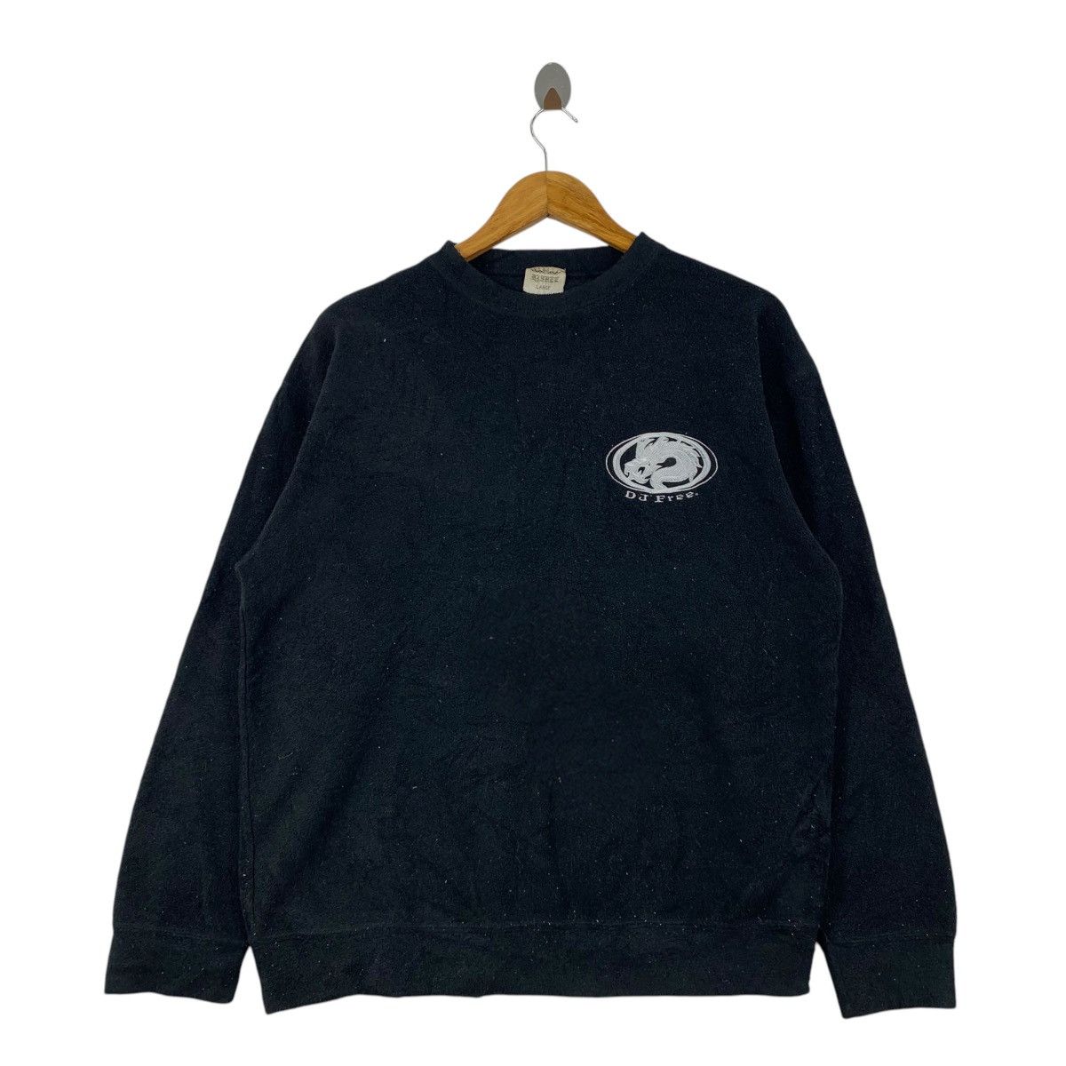 Japanese Brand × Vintage Vintage DJ FREE Japanese Brand Sukajan Dragon Big Sweatshirt Size US L / EU 52-54 / 3 - 1 Thumbnail