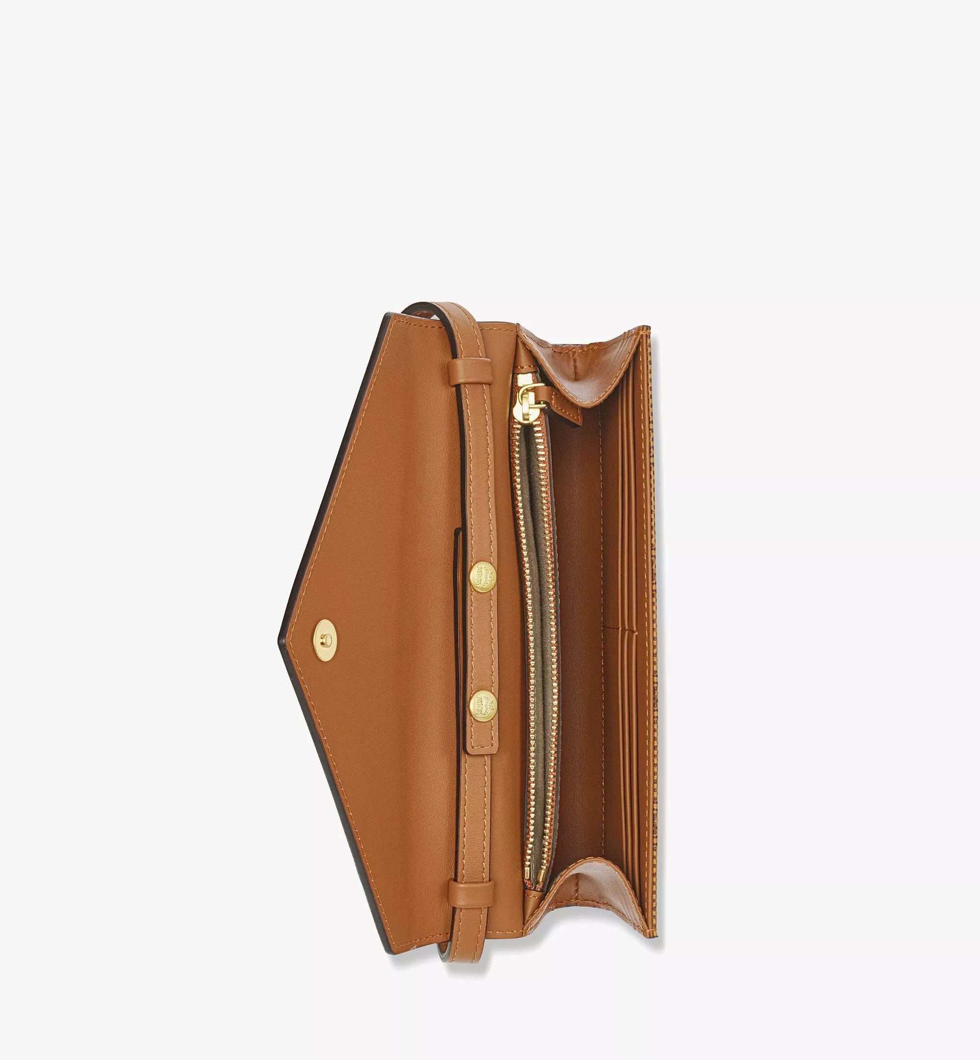 MCM o1mt1gz0725 Size: OS / Large Fold Wallet in Brown Size ONE SIZE - 2 Thumbnail