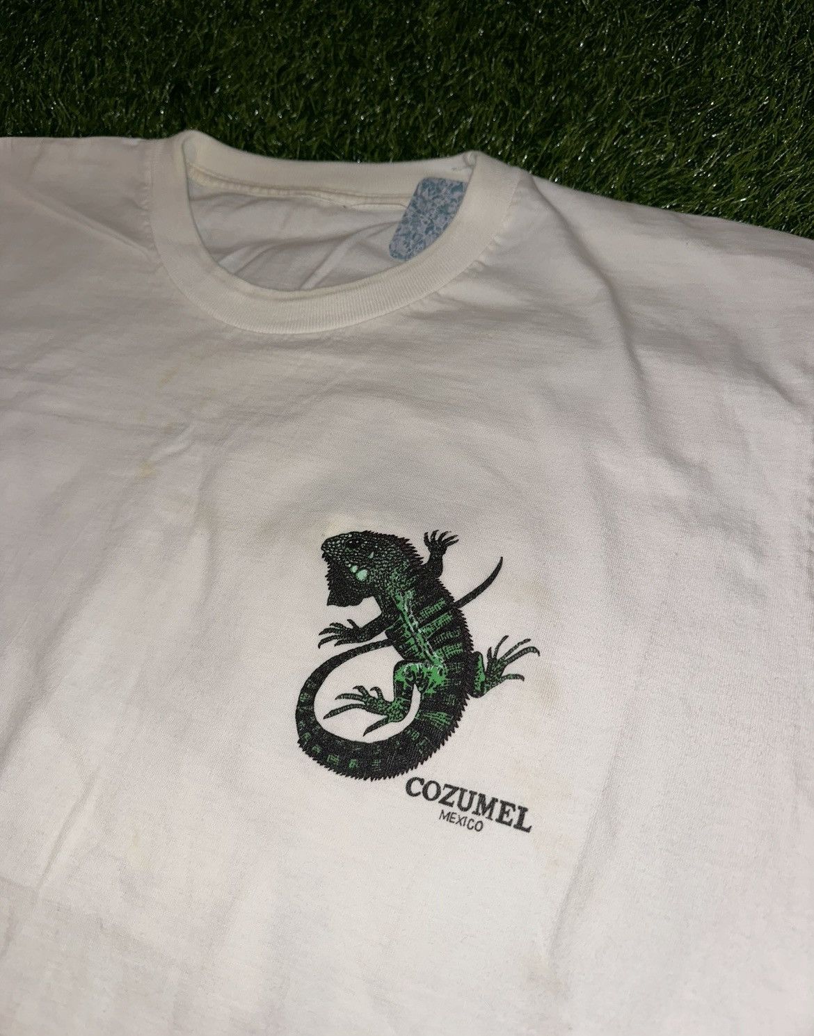 Vintage Cozumel Mexico Lizard Tee Shirt Size XL Size US XL / EU 56 / 4 - 3 Thumbnail