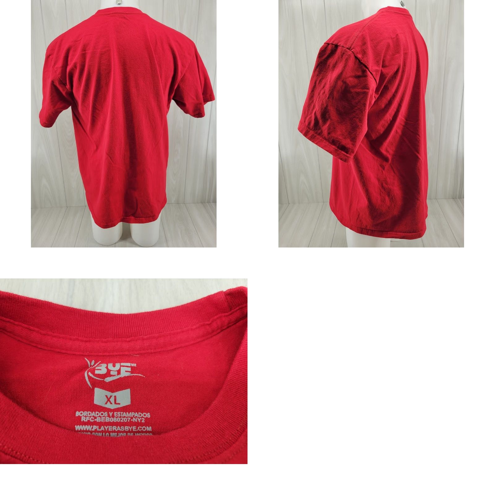 Vintage BYE Iguana T Shirt Men’s Size XL Red Cotton Crew Neck Short Sleeve Mexico Cozumel Nature Vintage: No Size US XL / EU 56 / 4 - 8 Thumbnail