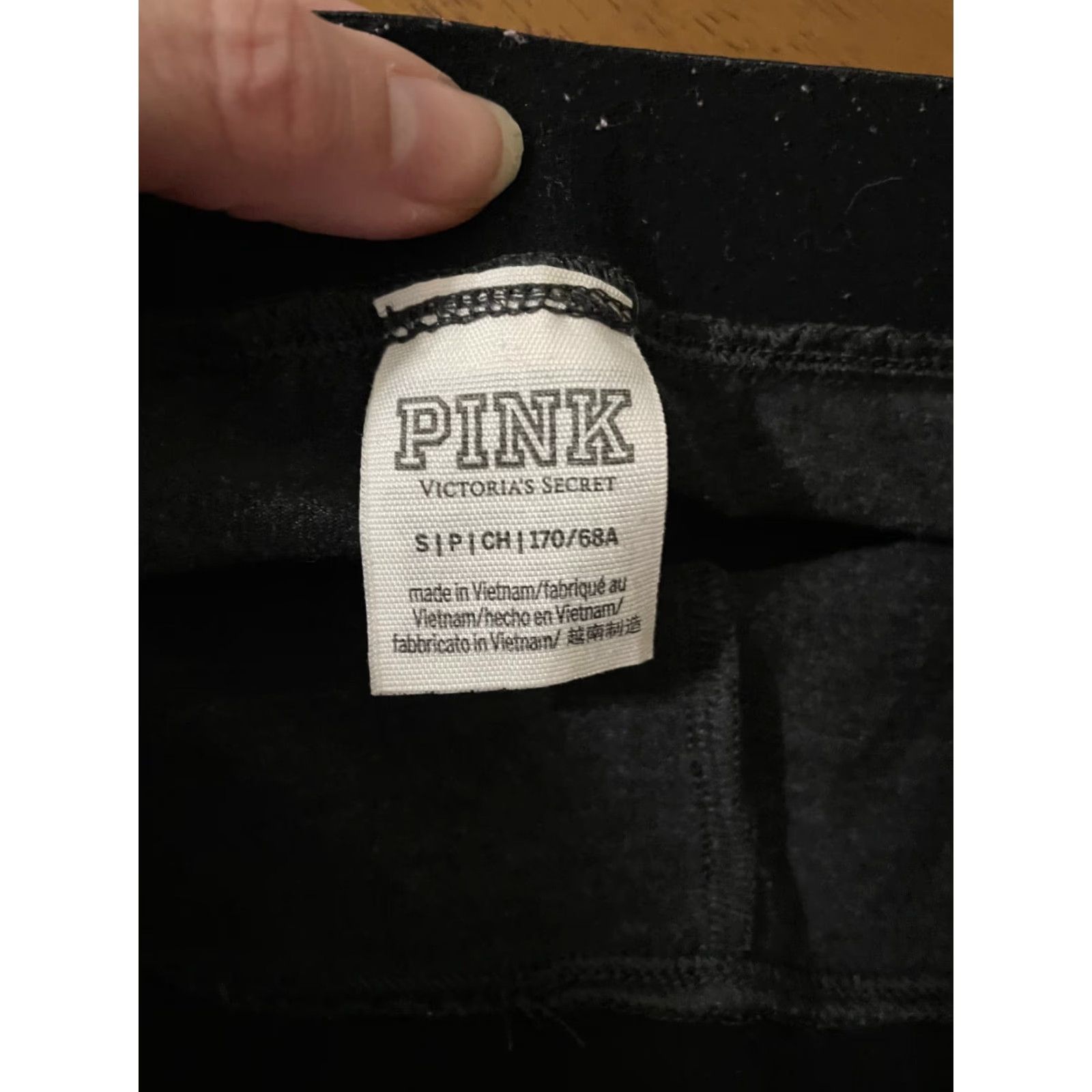 Victoria's Secret Victoria's Secret Pink Womens ALL Black Activewear Jogger Pants Size Small Size 28" / US 6 / IT 42 - 3 Thumbnail