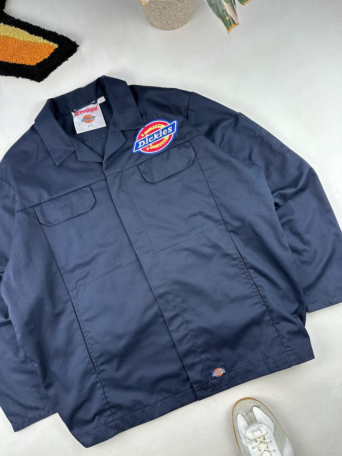 Dickies Dickies Redhawk Workwear Jacket big logo skateboarding Size US L / EU 52-54 / 3 - 3 Thumbnail