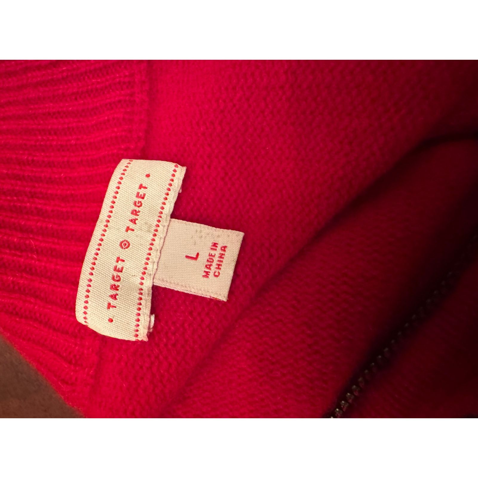Target Basics Target Limited Red 100% Cashmere Sweater Sz L Thick Size US L / EU 52-54 / 3 - 2 Thumbnail