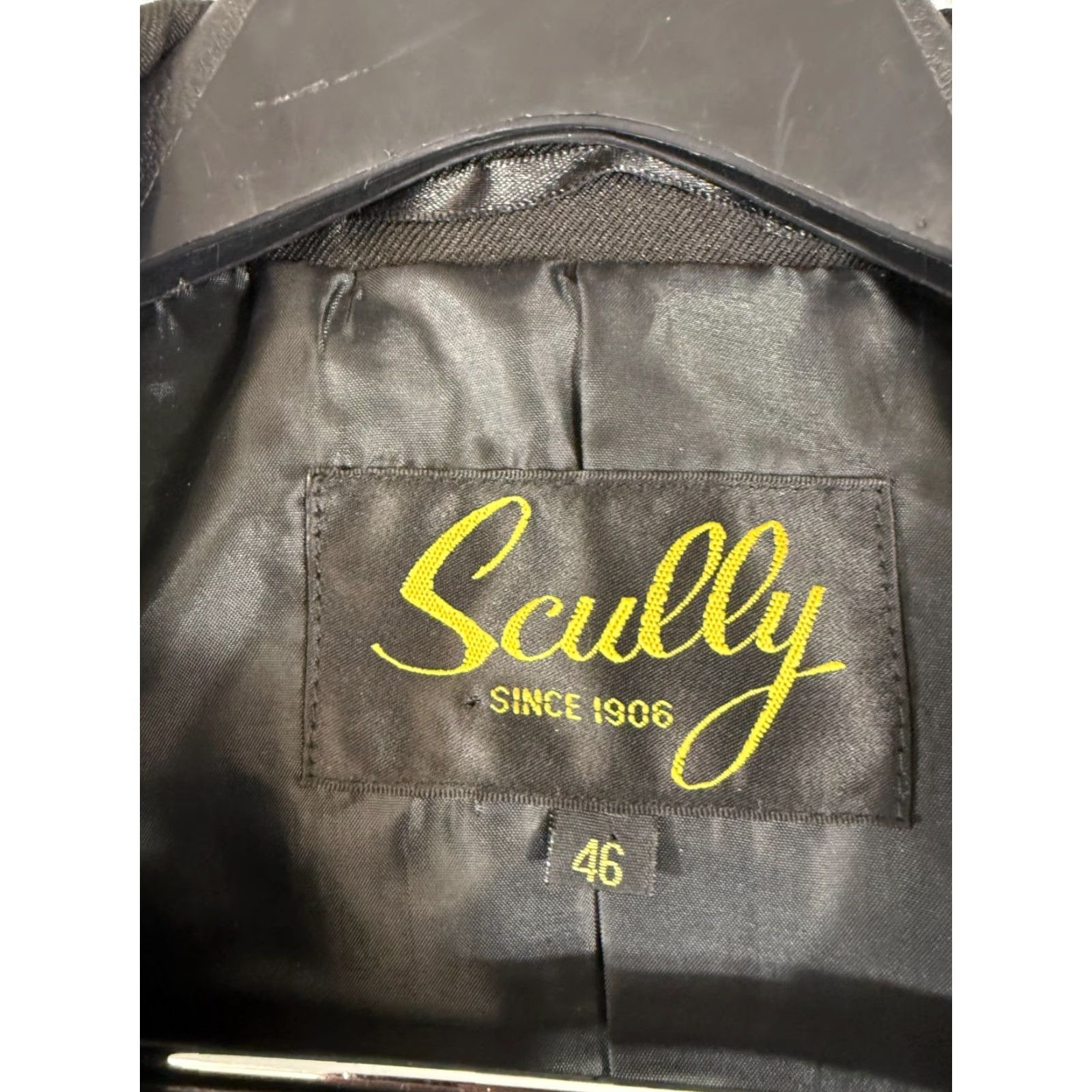 Scully **Western Cowboy Blazer Jacket Mens 46S Black Notch Lapel** User: Western Cowboy Blazer Jacket Mens 46S Black Notch Lapel Size 46R - 7 Thumbnail