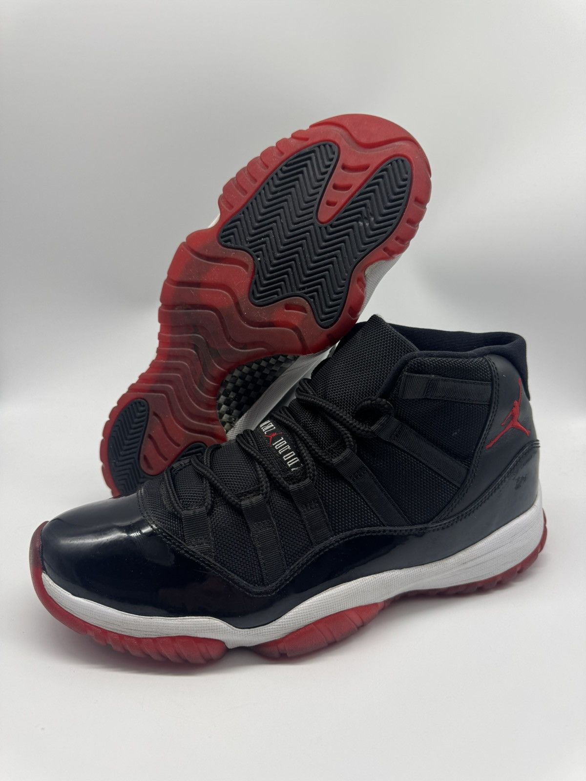 Nike Nike Air Jordan 11 Retro Bred 2012 378037-010 Men’s Size 10 Size US 10 / EU 43 - 1 Thumbnail