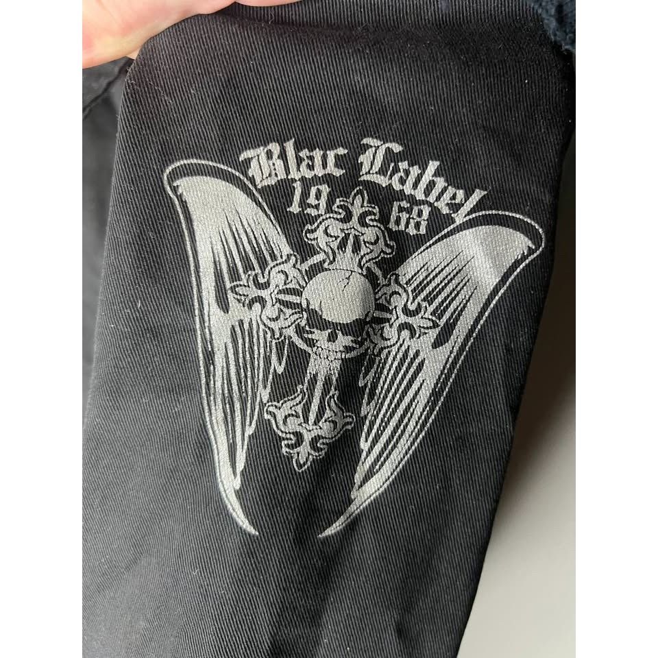 Other Y2K Black Label Goth Grunge Skull Wings Womens side zip Jack Size XS / US 0-2 / IT 36-38 - 6 Thumbnail