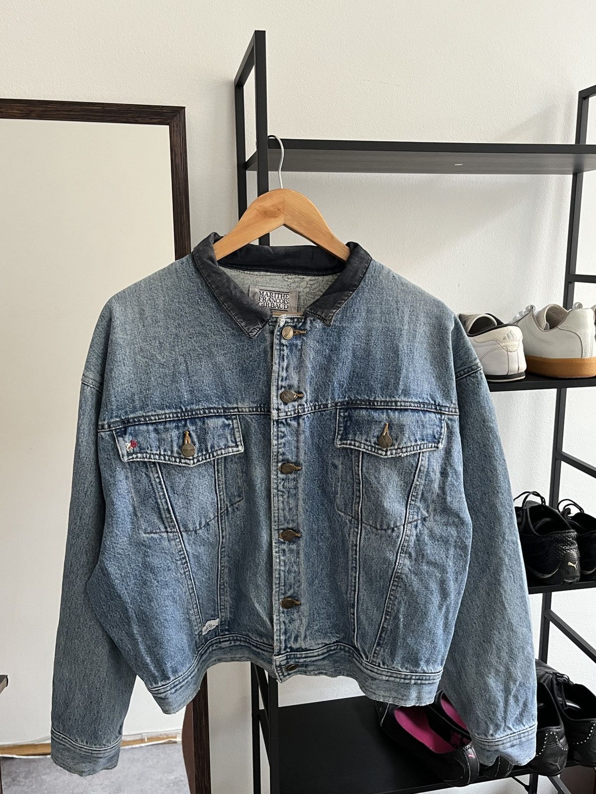 Marithe + Francois Girbaud 🔥90'S Marithe Francois Girbaud Archive Denim Cropped Jacket Size US S / EU 44-46 / 1 - 19 Thumbnail