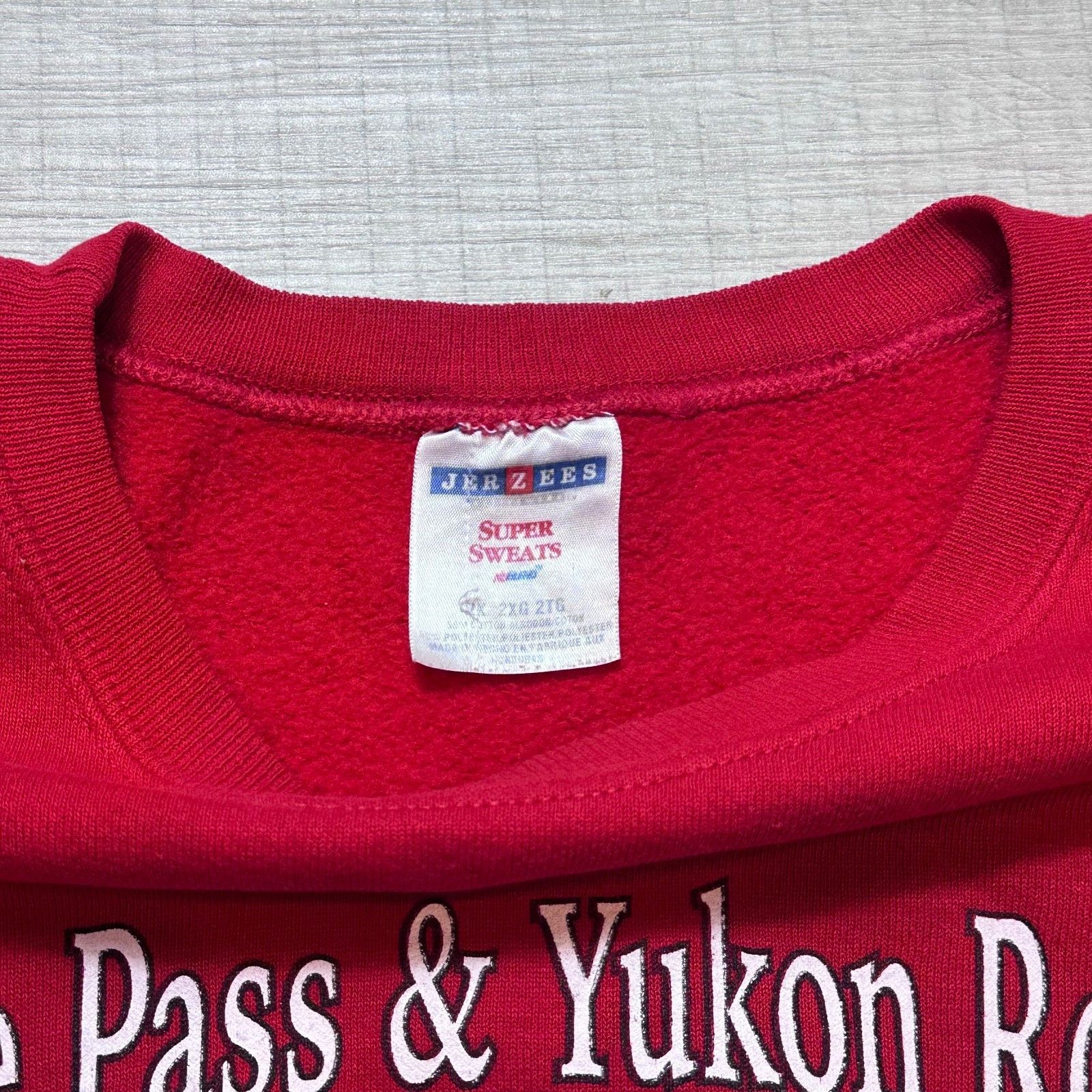 Jerzees Vintage Alaska White Pass Yukon Route Crewneck Sweatshirt Size US XXL / EU 58 / 5 - 7 Thumbnail