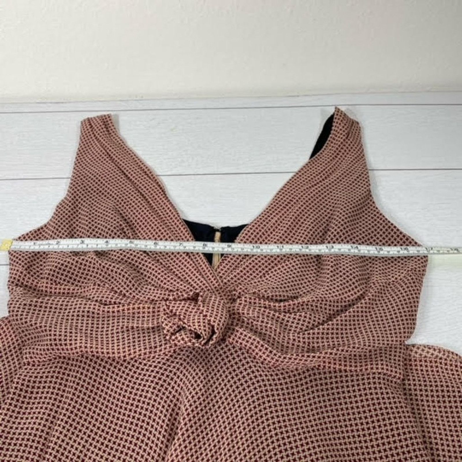 Other Fiori Di Zucca Silk Houndstooth Dress Size 10 Size L / US 10 / IT 46 - 5 Thumbnail