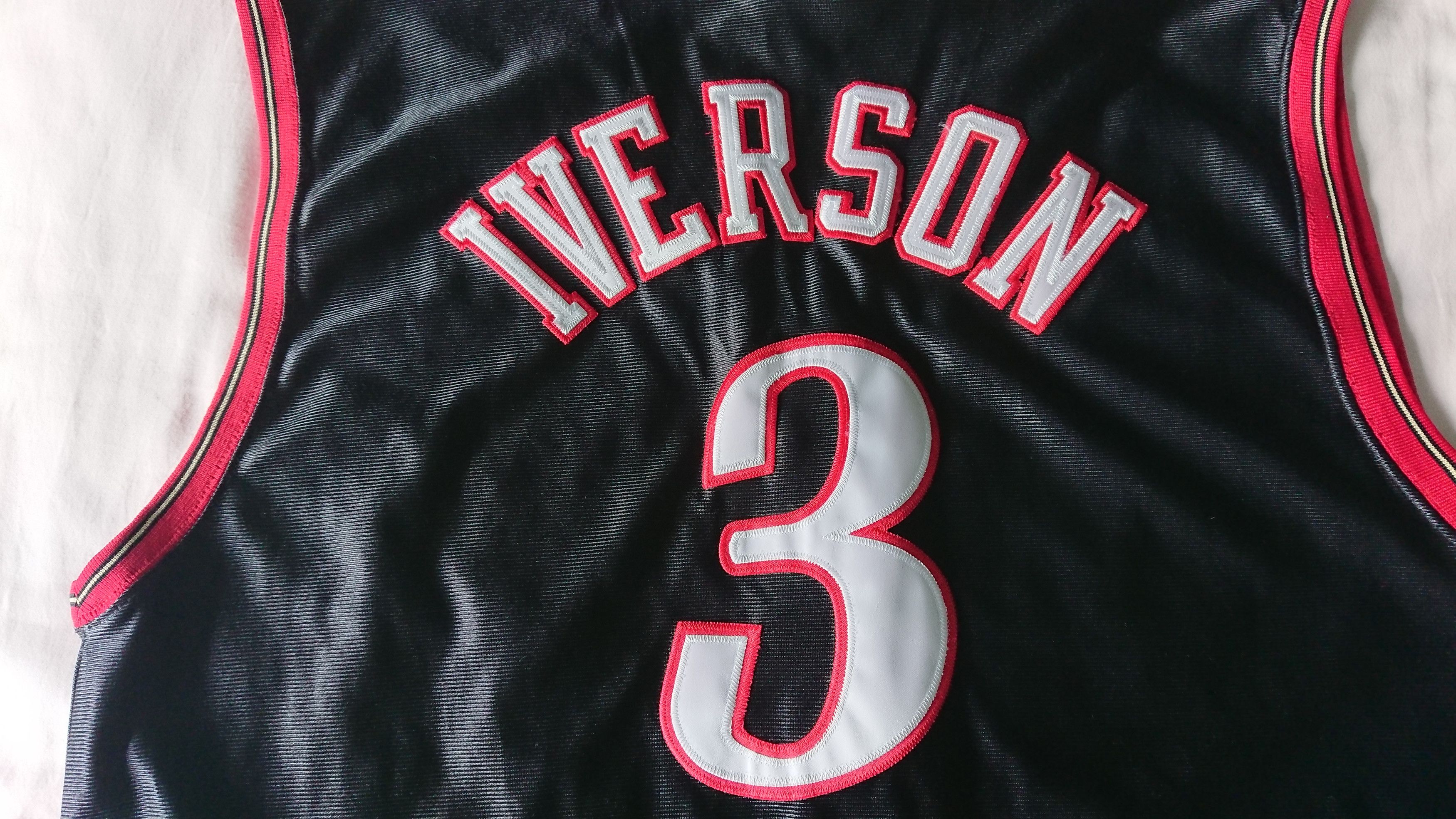 Champion Champion Basketball Jersey Allen Iverson Sixers 3 (Size 48) Size US XL / EU 56 / 4 - 6 Thumbnail