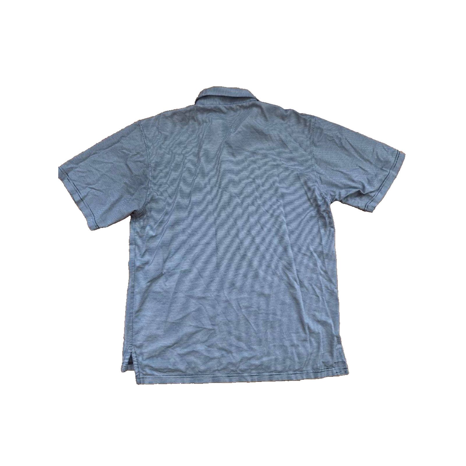 Peter Millar Peter Millar Polo Gray Stripe Shell Buttons Short L A001135 Size US L / EU 52-54 / 3 - 8 Thumbnail
