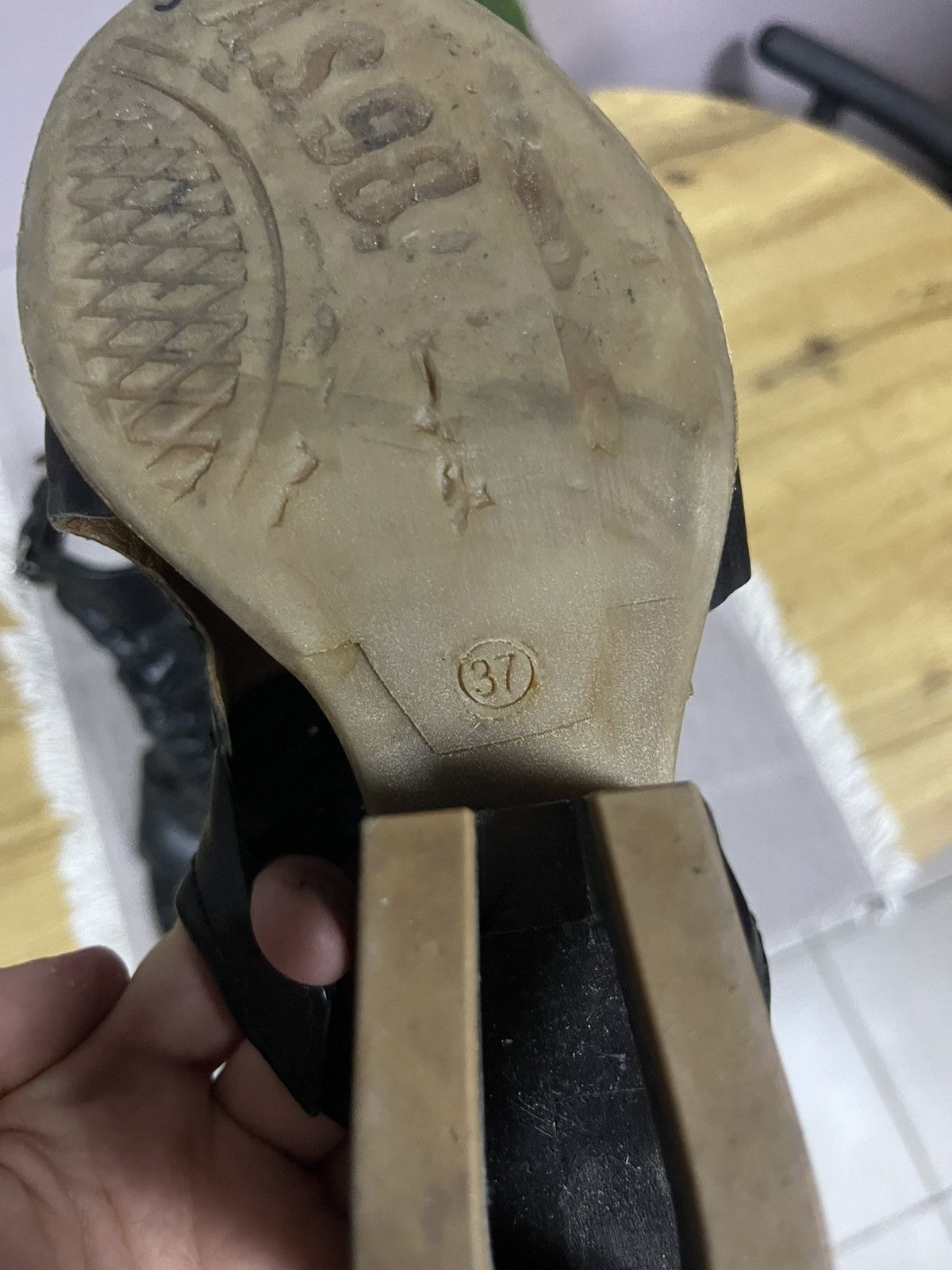 A.S.98 RARE Leather A.S 98 Avant Garde Bikkembergs Style Metal Heel Size US 7 / IT 37 - 5 Thumbnail