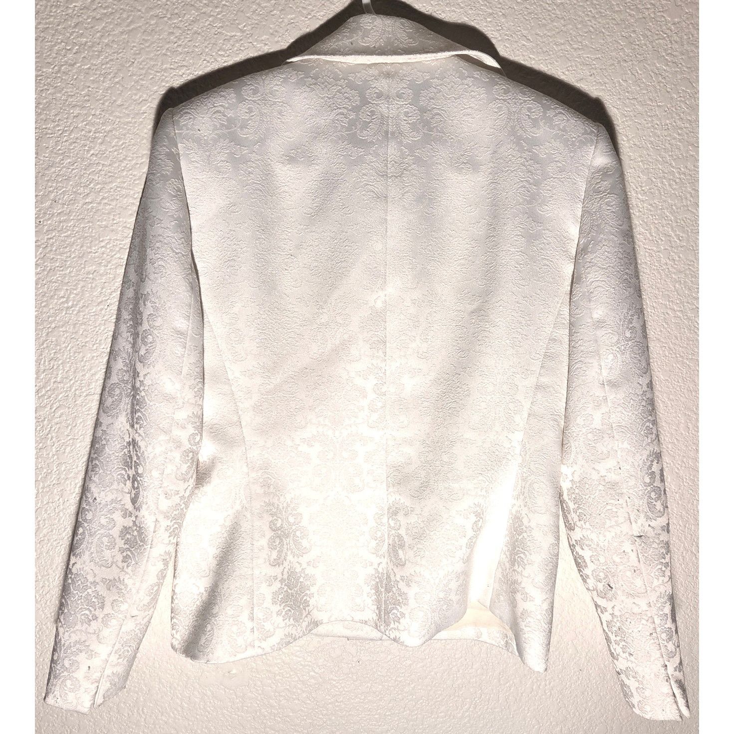 Elie Tahari Tahari White Floral Blazer - Women's Petite Size 6 Size M / US 6-8 / IT 42-44 - 5 Thumbnail