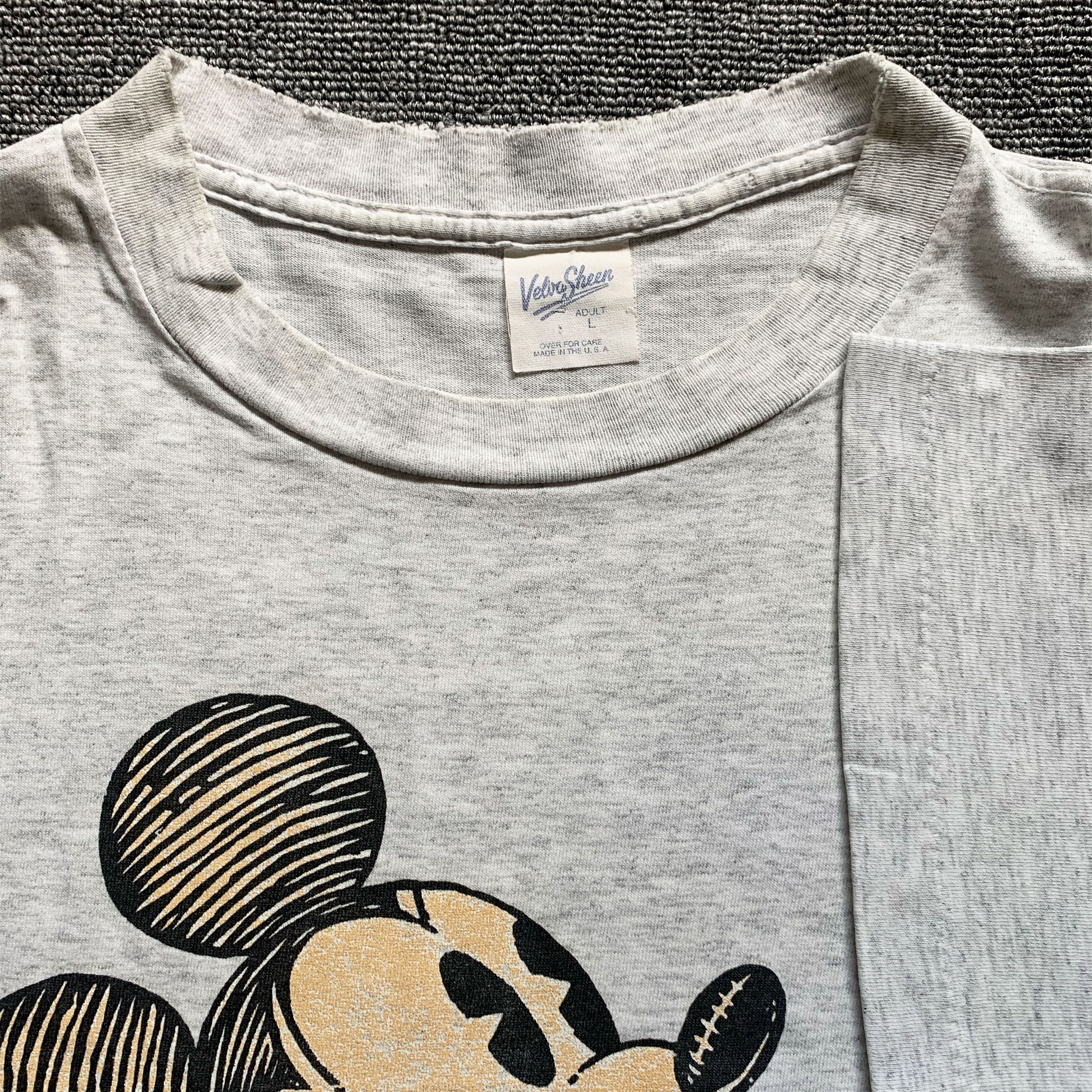 Disney rare vintage mickey mouse t shirt single stitched Size US L / EU 52-54 / 3 - 2 Thumbnail