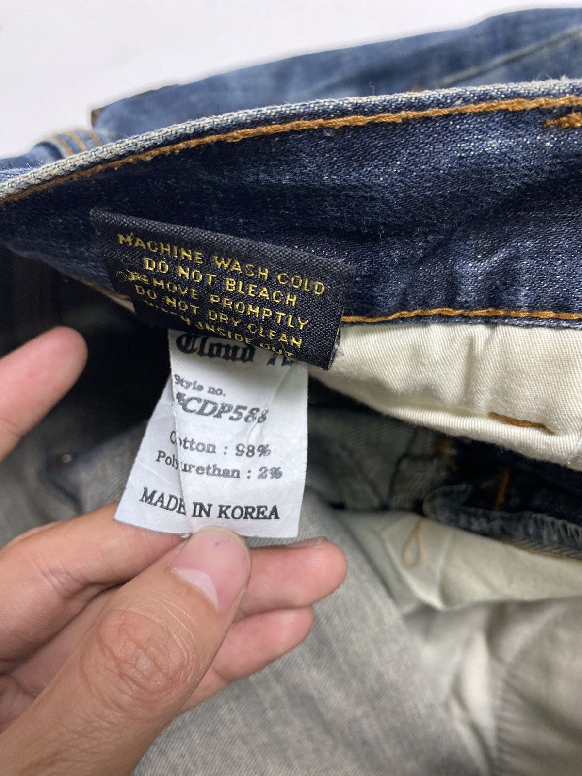 Japanese Brand Lace up flare clouds72 jeans ifsixwasnine lgb style Size US 32 / EU 48 - 11 Thumbnail