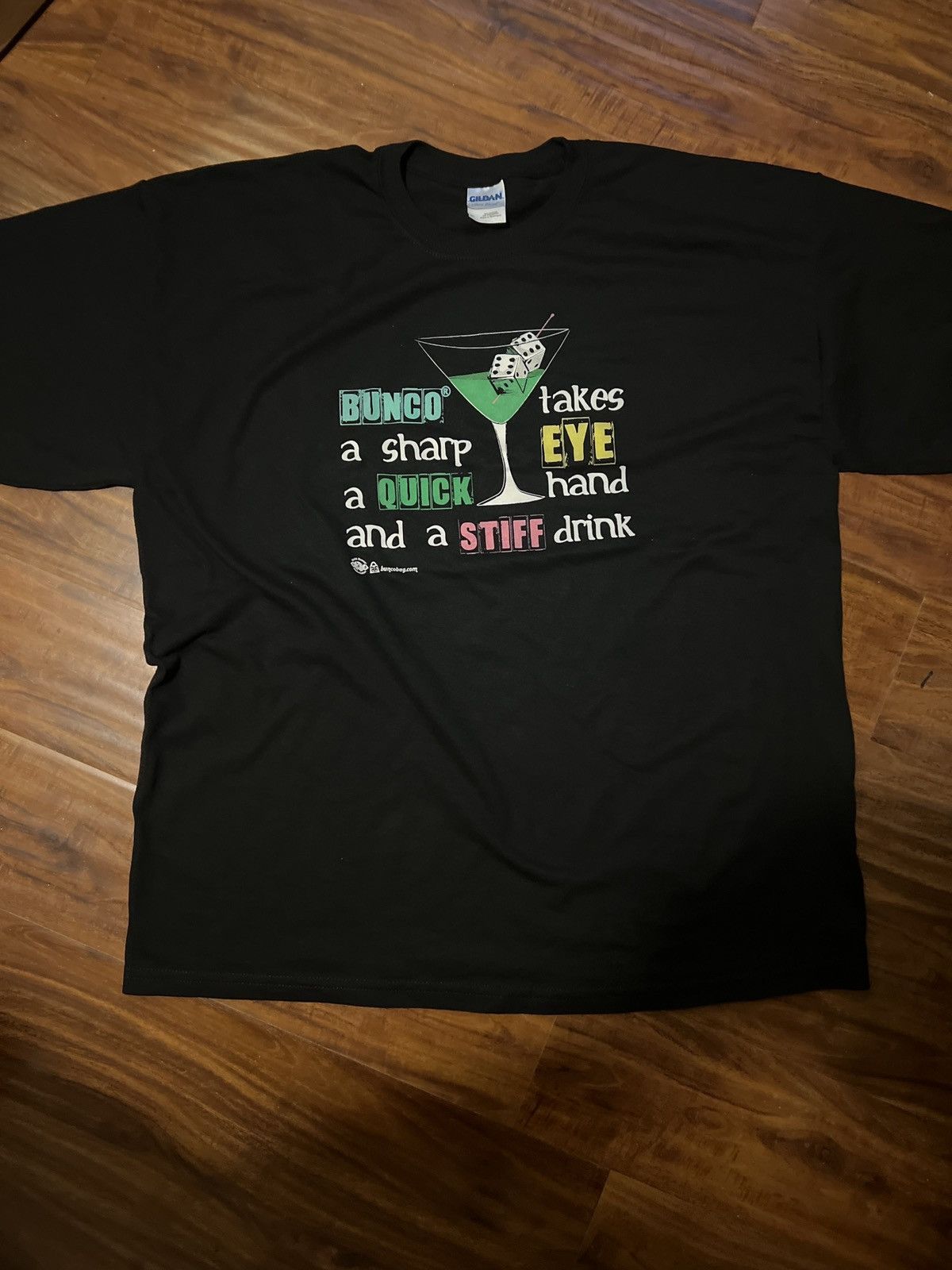 Vintage Vintage Gambling martini Tee Size US XL / EU 56 / 4 - 1 Thumbnail