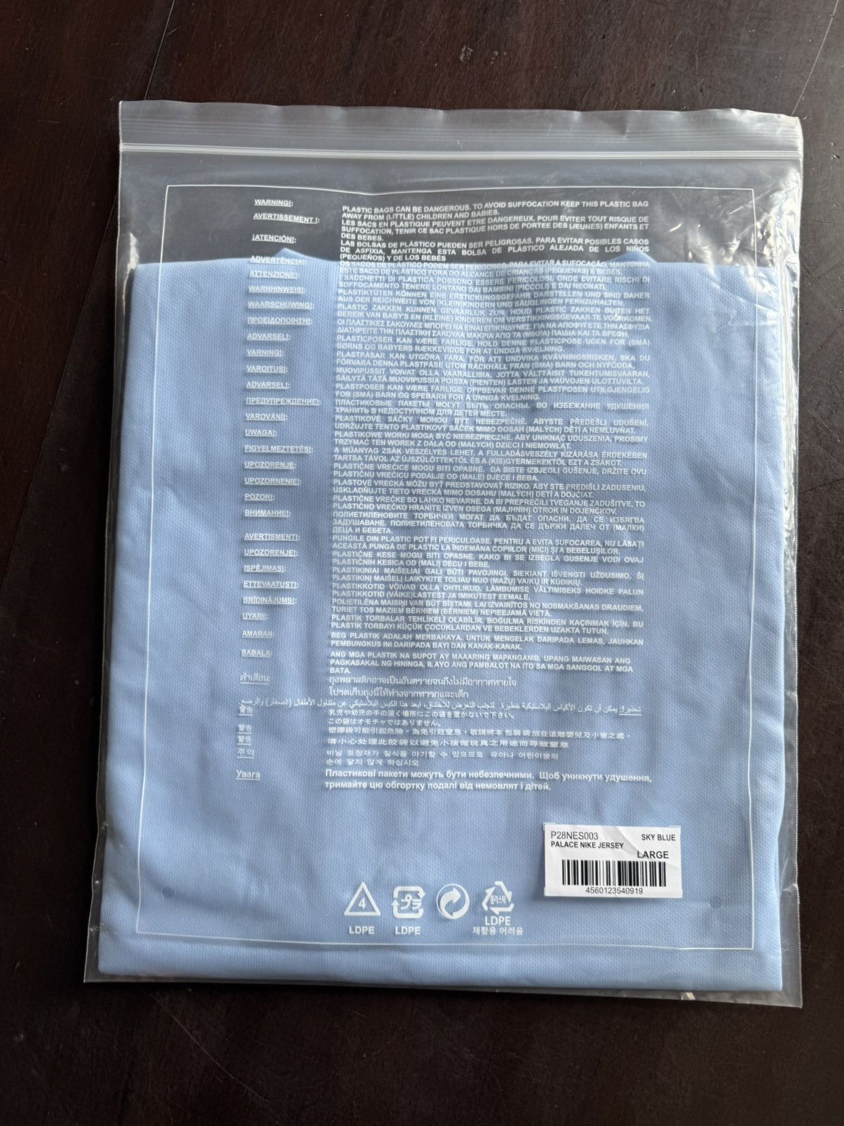 Palace Palace Nike Jersey Sky Blue Size US L / EU 52-54 / 3 - 12 Thumbnail