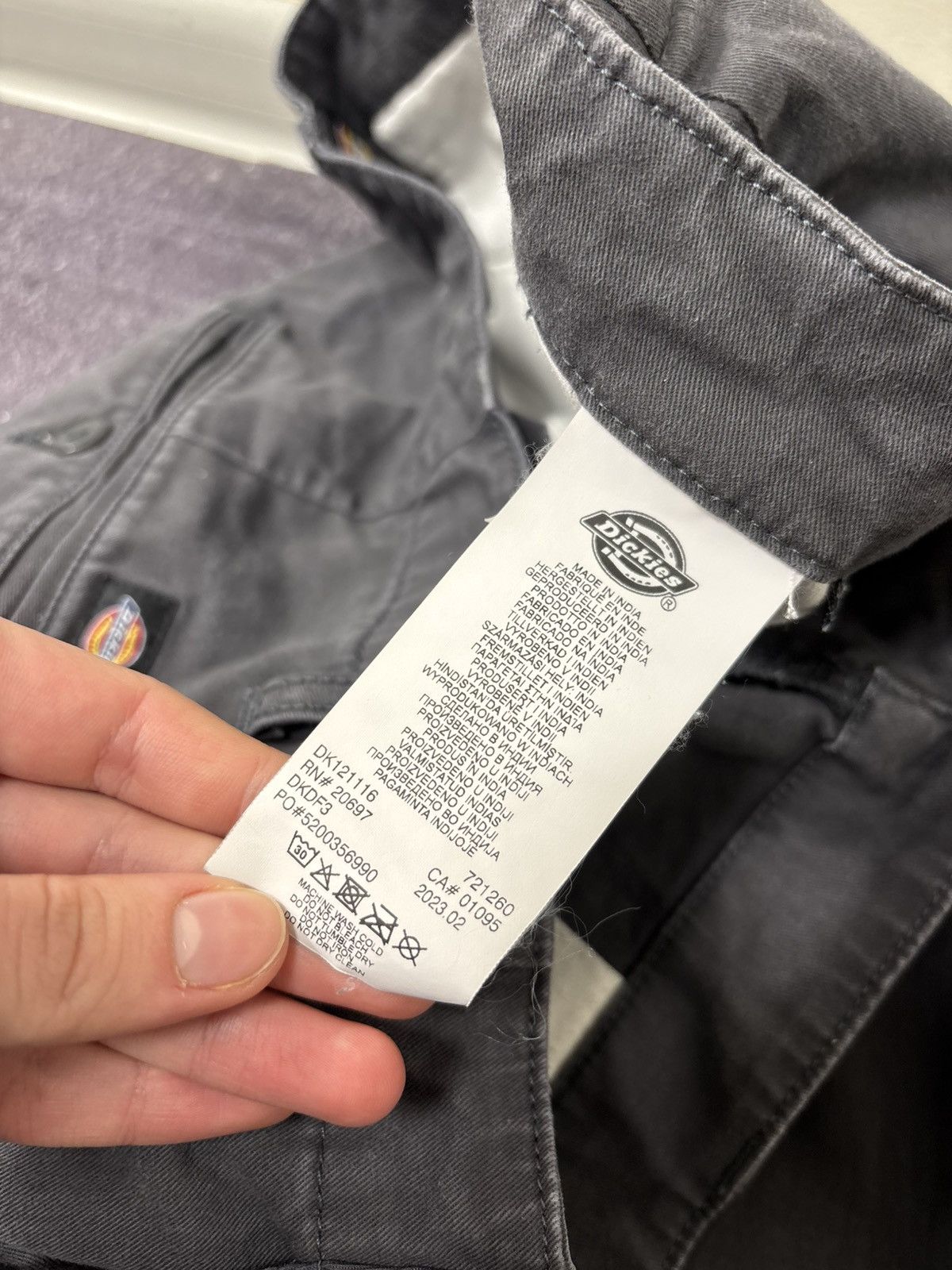 Dickies Dickies Slim Straight Fit Gray Skate Hype Pants Jeans Size US 36 / EU 52 - 9 Thumbnail