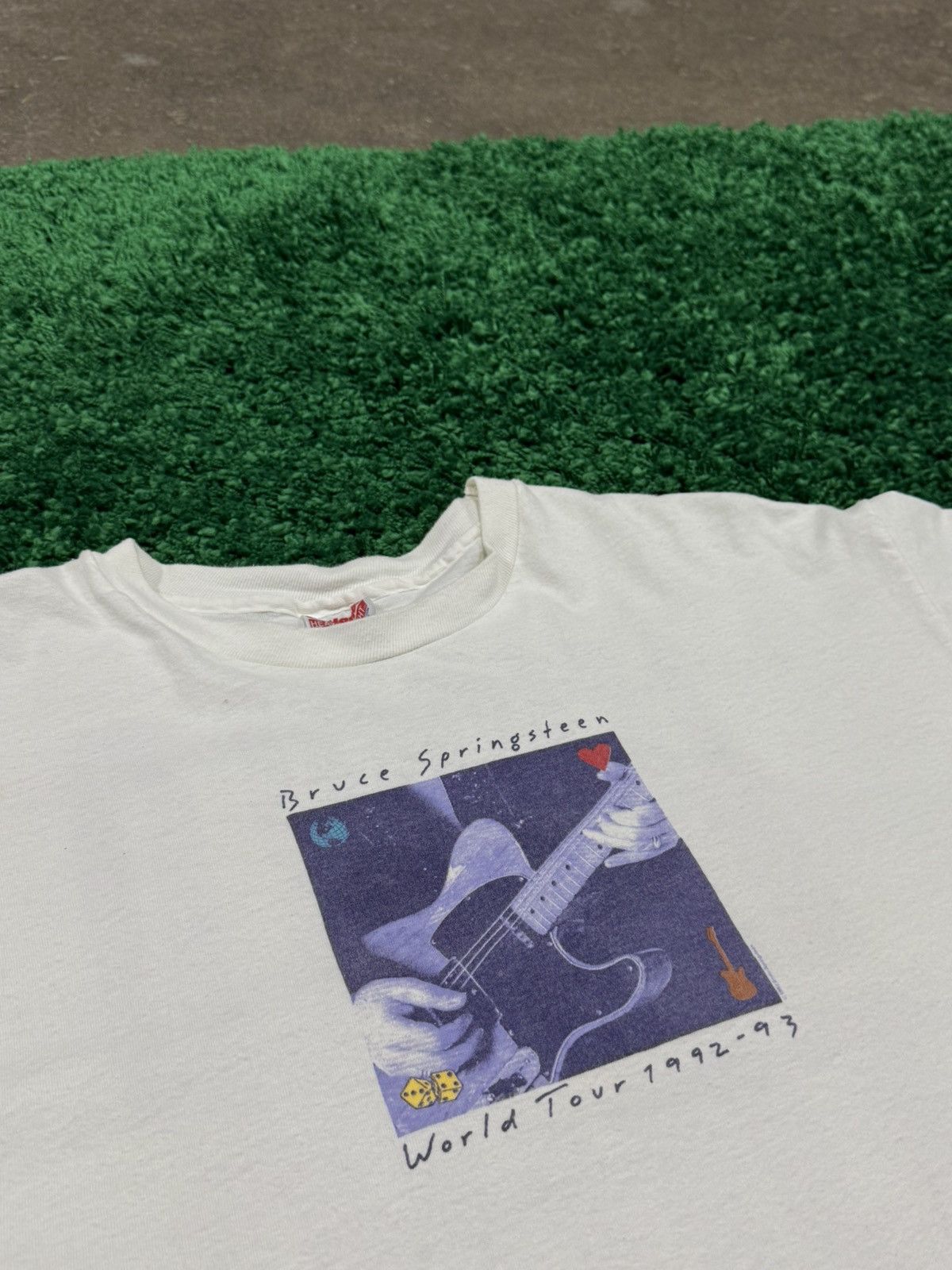 Hanes × Vintage 1992 1993 Vintage Bruce Springsteen World Tour Photo Tee XL Size US XL / EU 56 / 4 - 2 Thumbnail