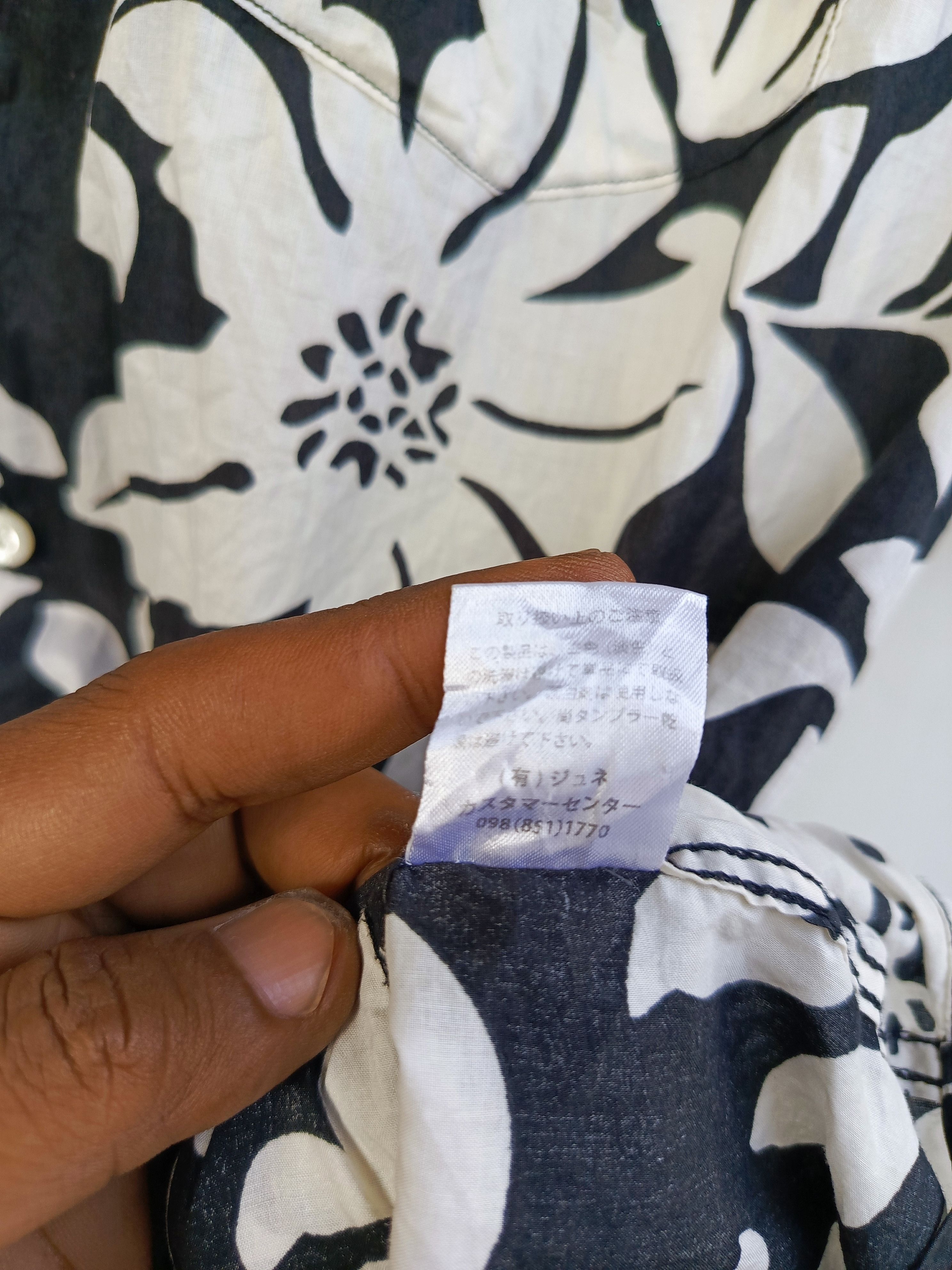 Japanese Brand Paikaji Japan Floral Button Up – Hawaiian Summer Shirt Size US M / EU 48-50 / 2 - 7 Thumbnail