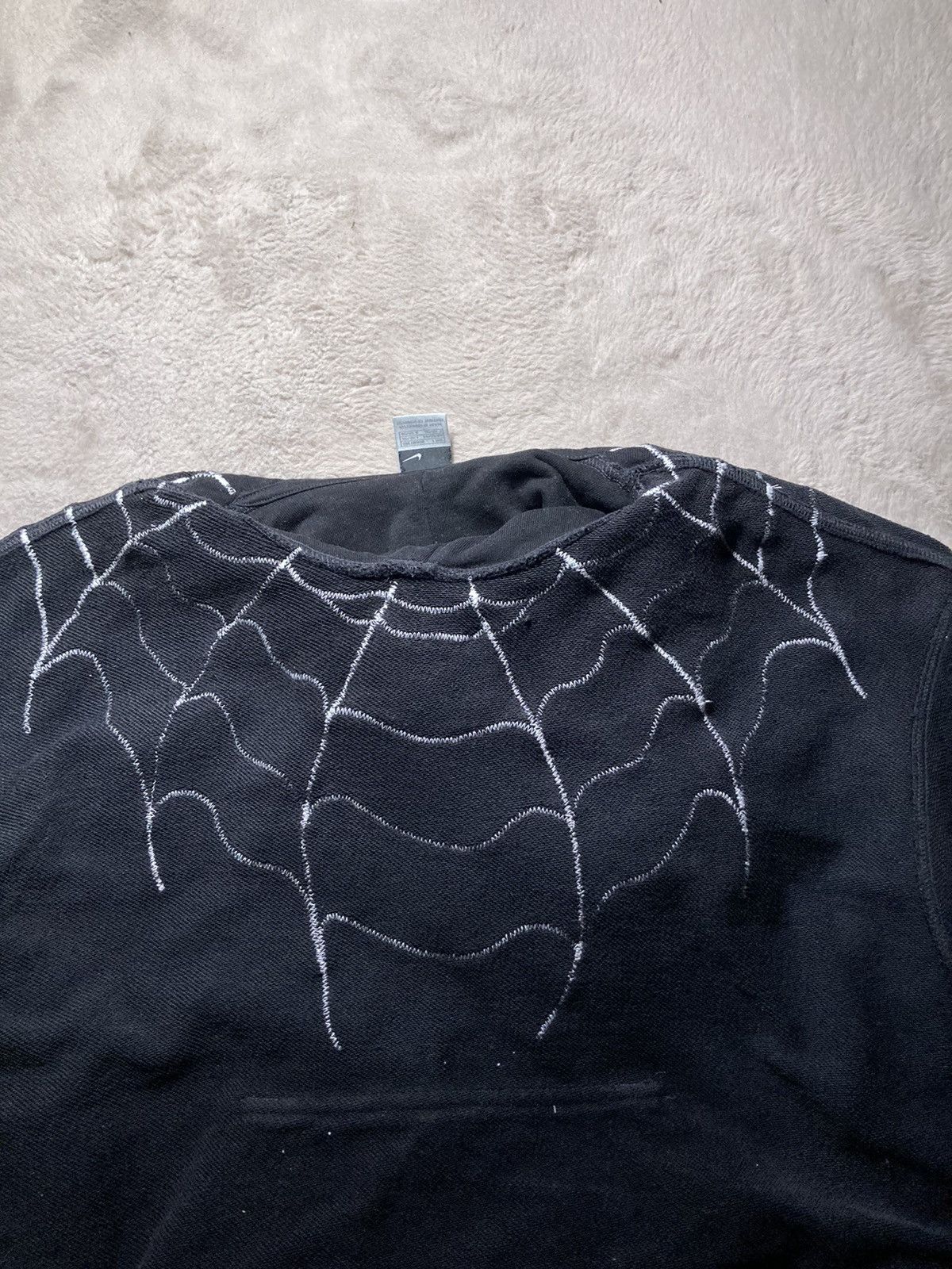 Nike × Vintage ⛩️Nike hoodie custom vintage y2k center logo spider web rare Size US L / EU 52-54 / 3 - 7 Thumbnail