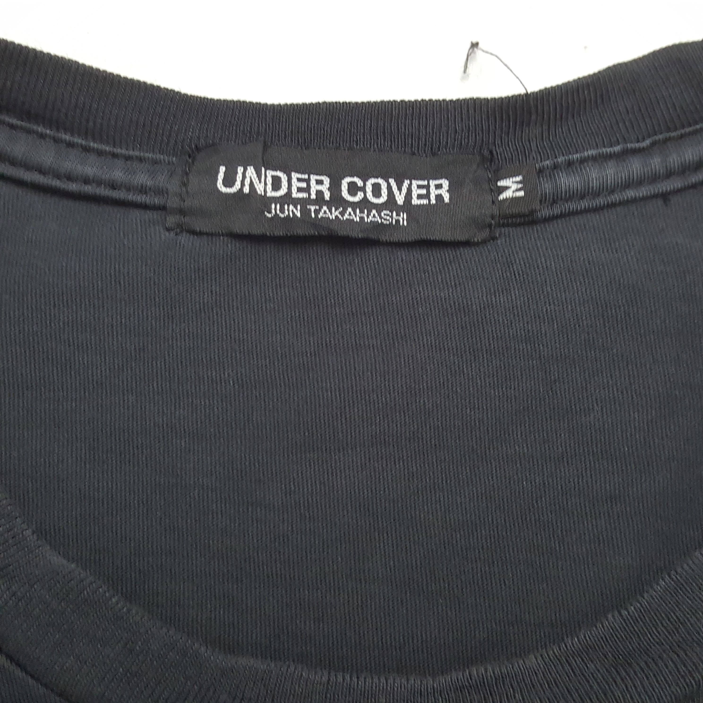 Jun Takahashi × Undercover × Vintage UNDERCOVER JUN TAKAHASHI Tshirt Custom Logo Design Size US S / EU 44-46 / 1 - 7 Thumbnail