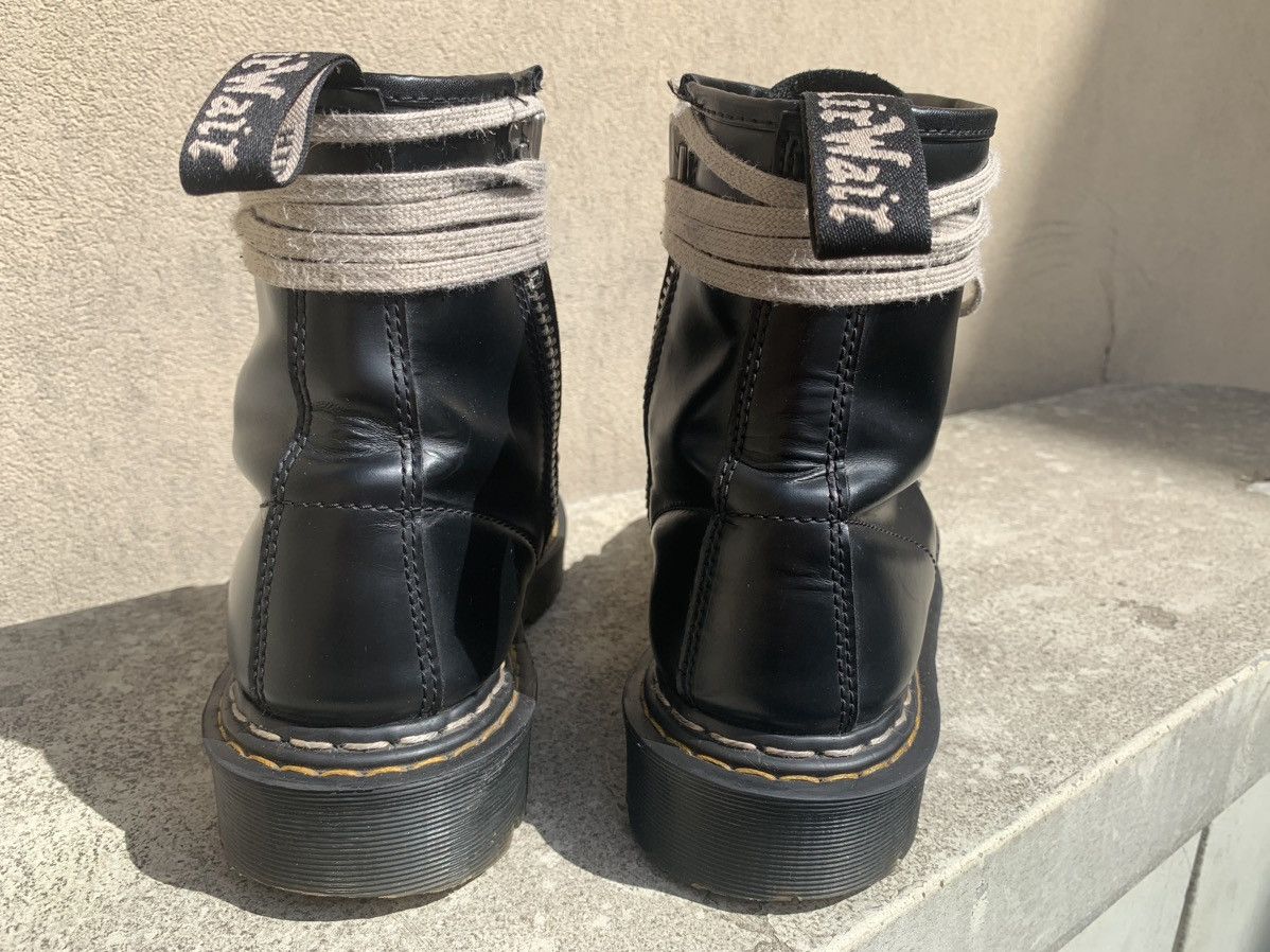 Dr. Martens × Rick Owens Dr. Martens x Rick Owens 1460 BEX Leather Boots – Black Size US 8.5 / EU 41-42 - 5 Thumbnail