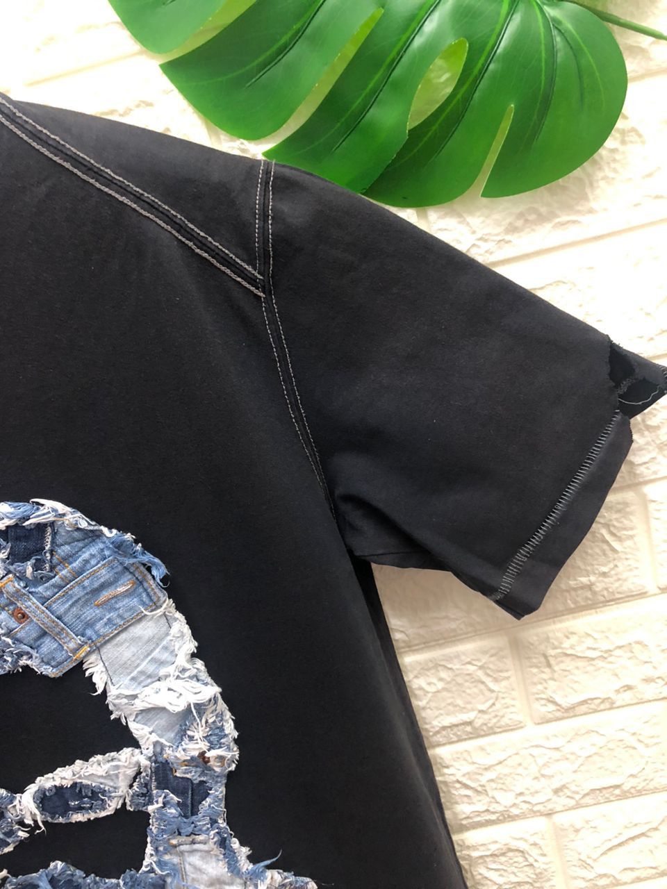 Vintage vintage Tough Jeansmith distress reuse patch tough jeans Size US XL / EU 56 / 4 - 11 Thumbnail