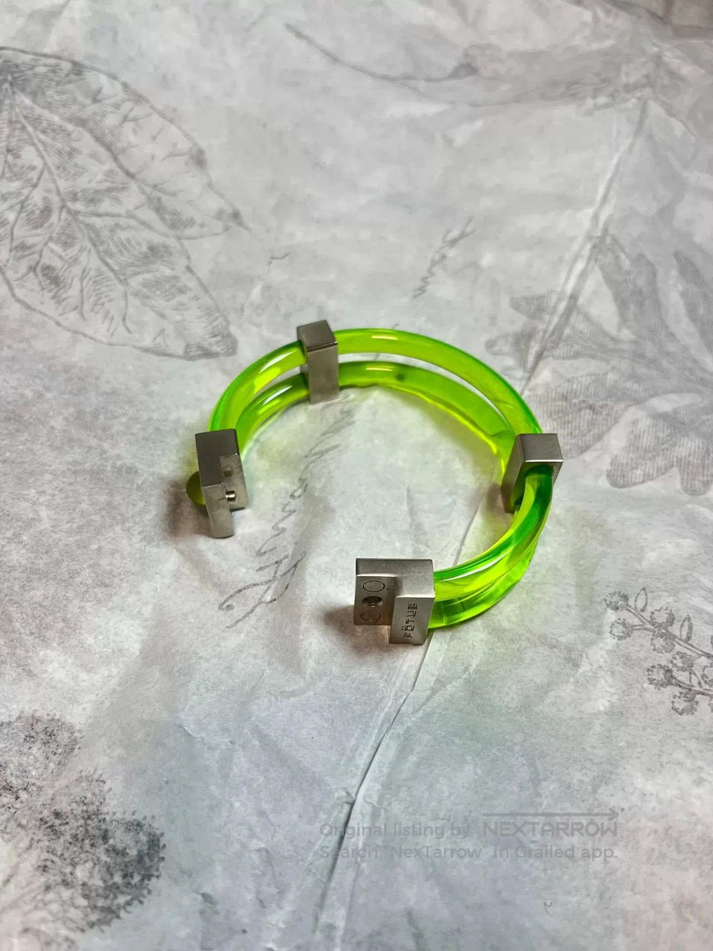 Fotus Fotus Fluorescent Green Bracelet. Size ONE SIZE - 6 Thumbnail