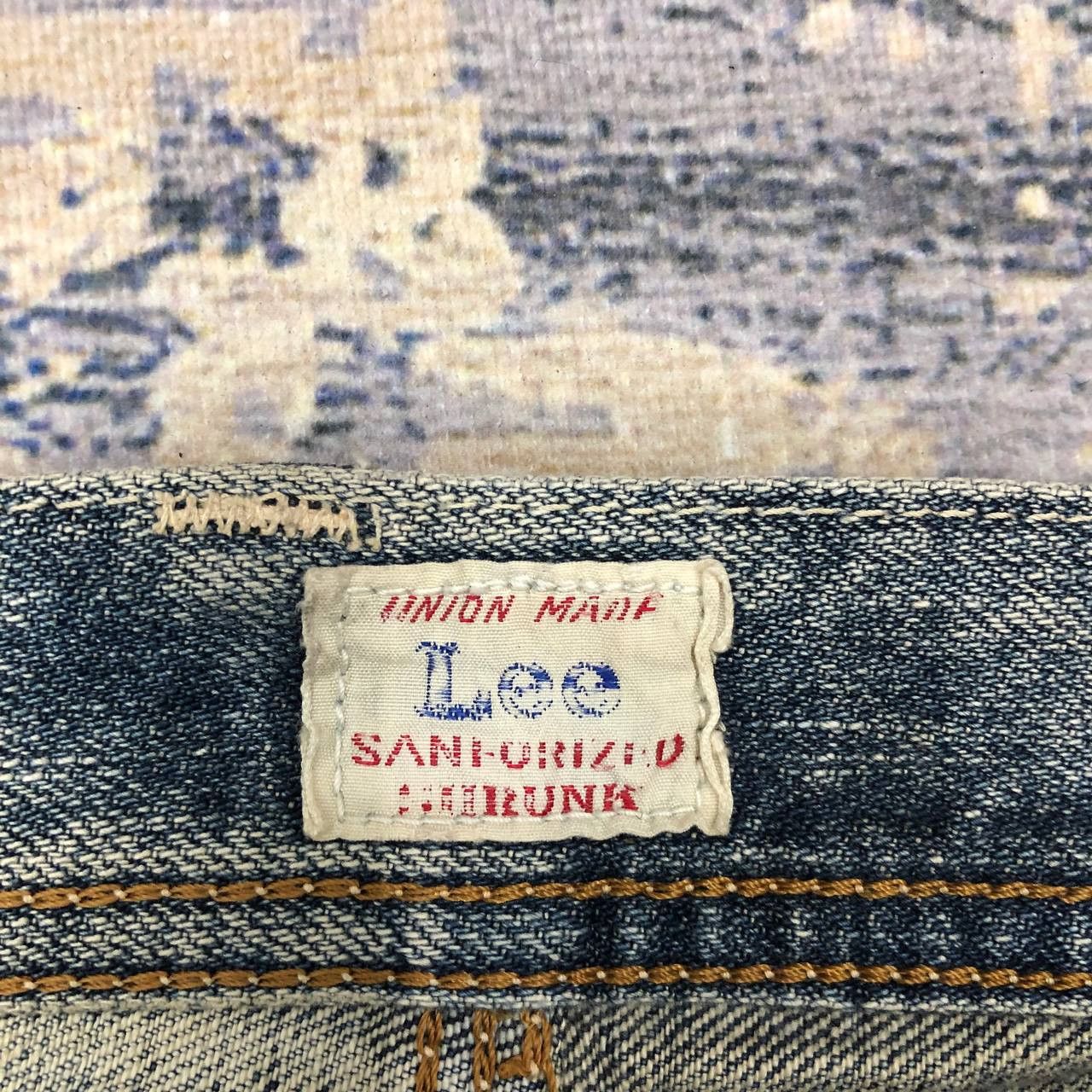 Lee P49 VTG UNION MADE X LEE DISTRESSED WORWEAR DENIM Size US 34 / EU 50 - 5 Thumbnail