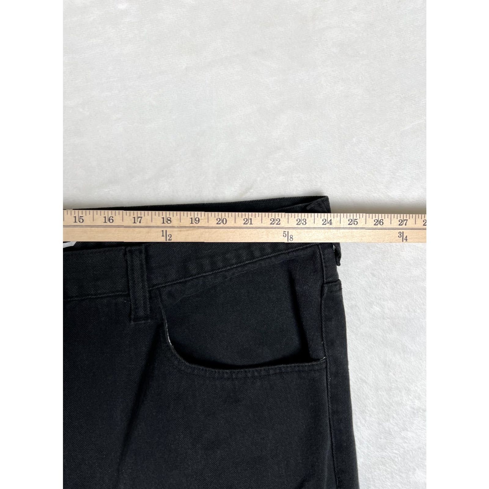 Enyce VTG Enyce Jeans Mens 48x34 Black Straight Leg Denim Sean Combs Co Y2K Hip Hop Jeans Mens Black 50 Inseam Dark Wash Pockets Cotton Zip Five-Pocket Mens Size US 32 / EU 48 - 4 Thumbnail