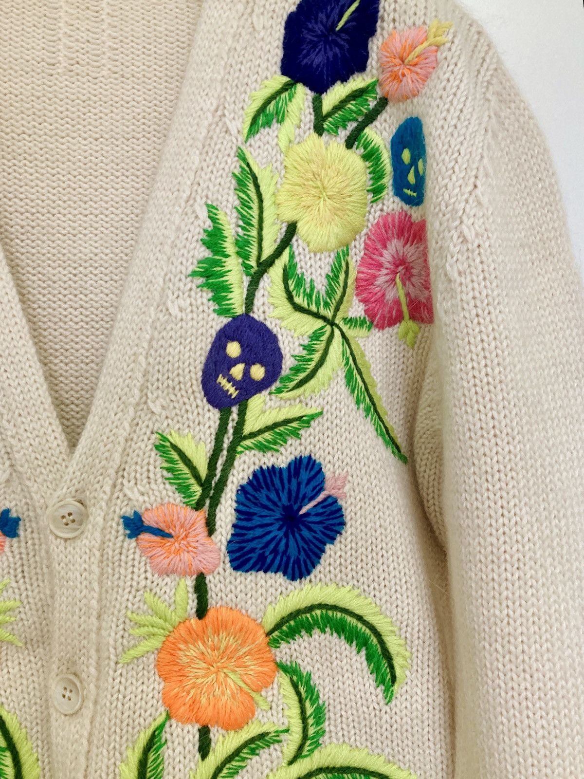 Saint Laurent Paris SAINT LAURENT PARIS BY HEDI SLIMANE 16SS Floral Cardigan Size US XS / EU 42 / 0 - 8 Thumbnail