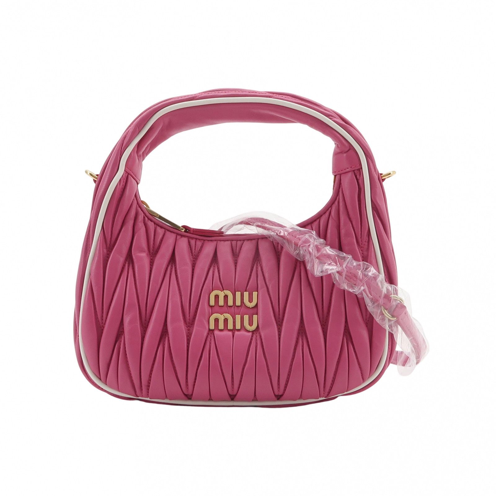 Miu Miu Miu Miu Wander Matelassé Leather Mini Bag Size ONE SIZE - 1 Thumbnail