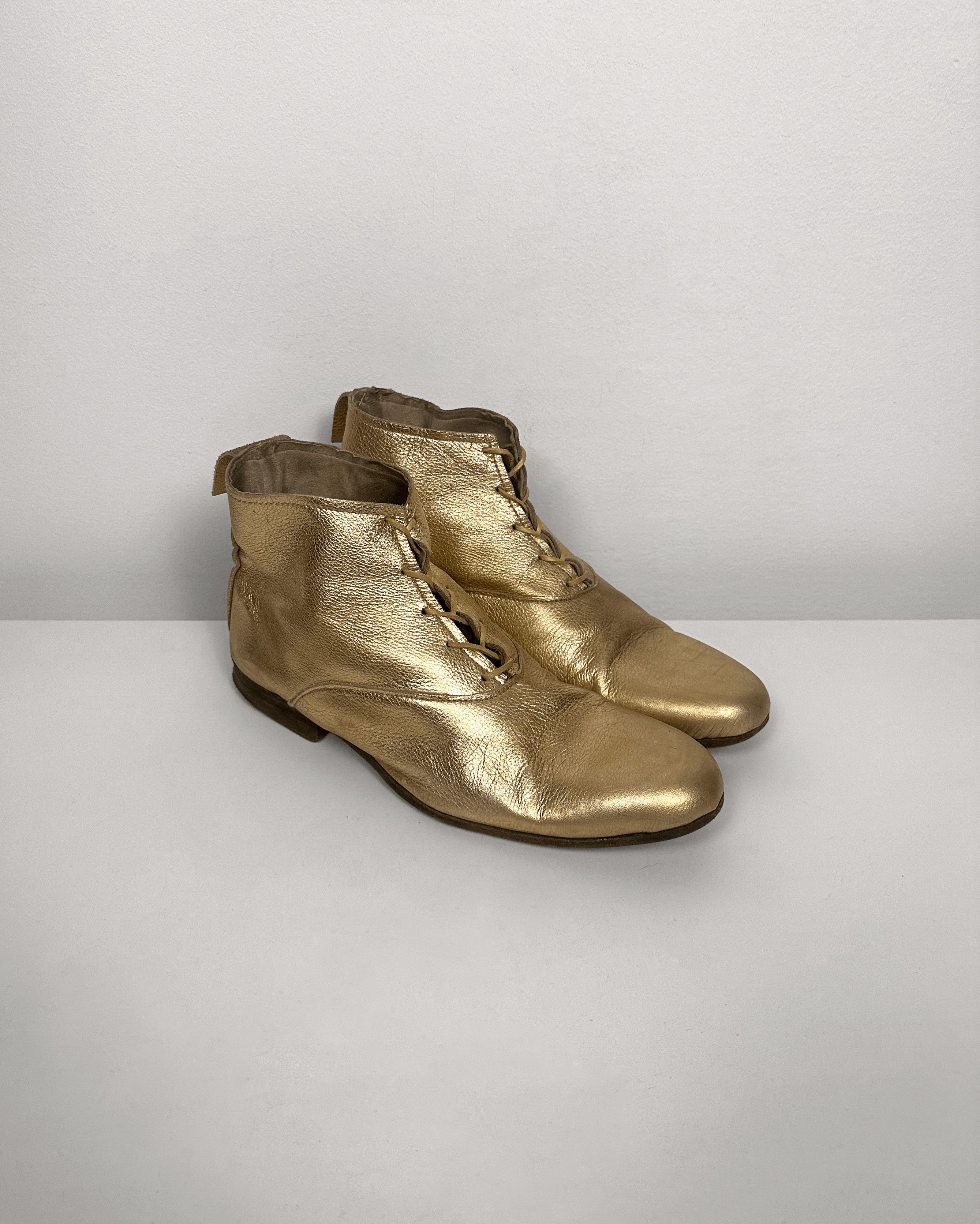 Elena Dawson Elena Dawson Golden Boots Size US 6 / EU 39 - 1 Thumbnail
