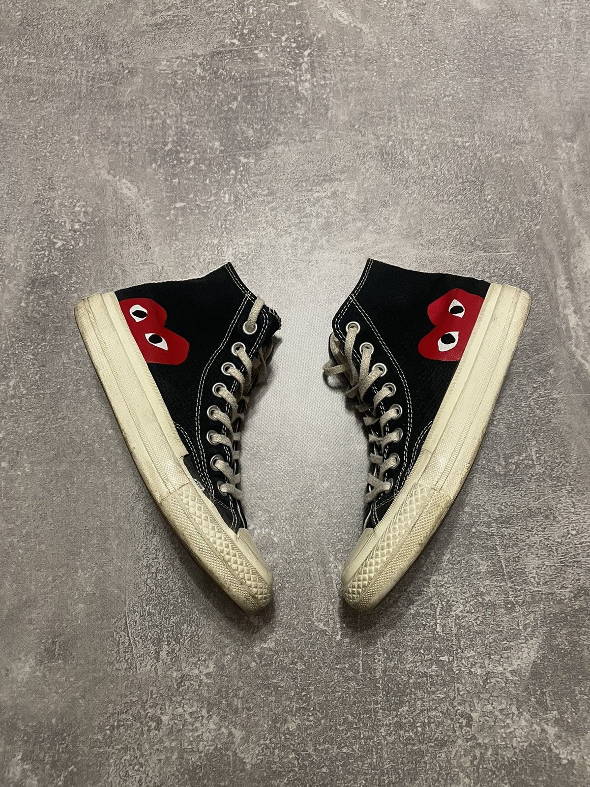 Comme Des Garcons CDG PLAY X Converse Chuck Taylor High 39