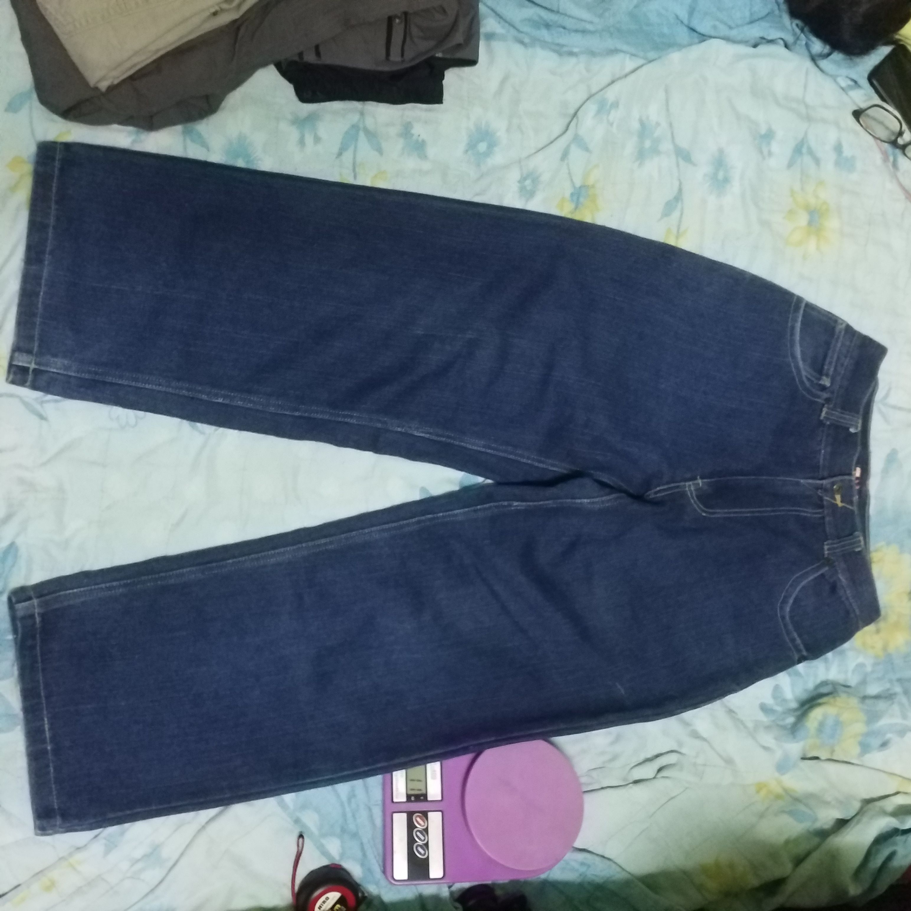 Japanese Brand RAW BLUE BAGGY SKULL Size 29" - 3 Thumbnail