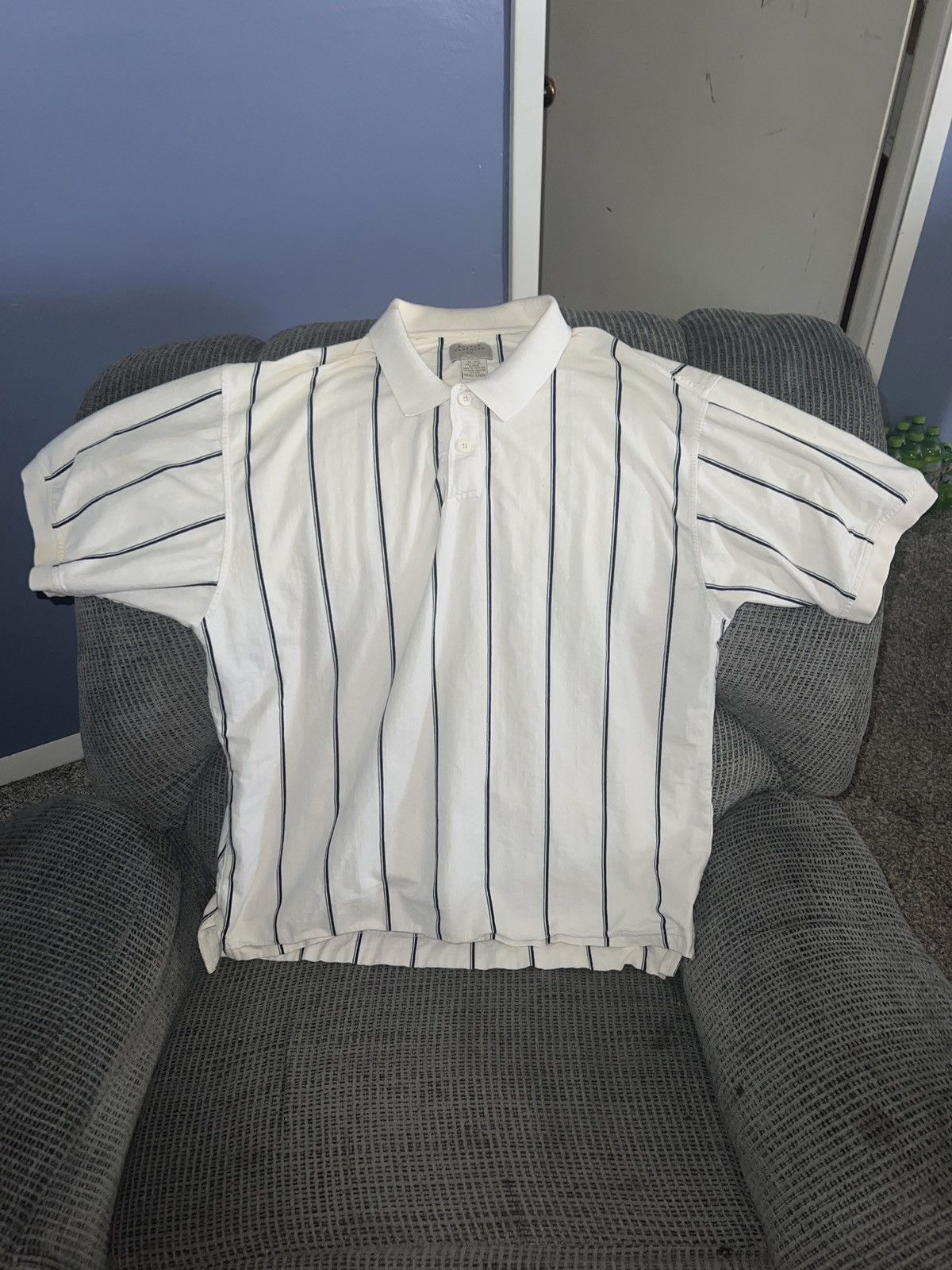 Haggar Haggar Clothing Co. Striped Polo Size US XL / EU 56 / 4 - 1 Thumbnail