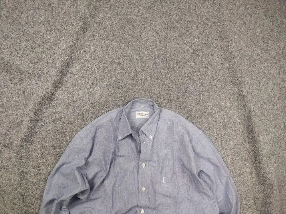 Yves Saint Laurent Vintage 90's Yves Saint Laurent ysl Button Casual Shirt Size US XL / EU 56 / 4 - 1 Thumbnail